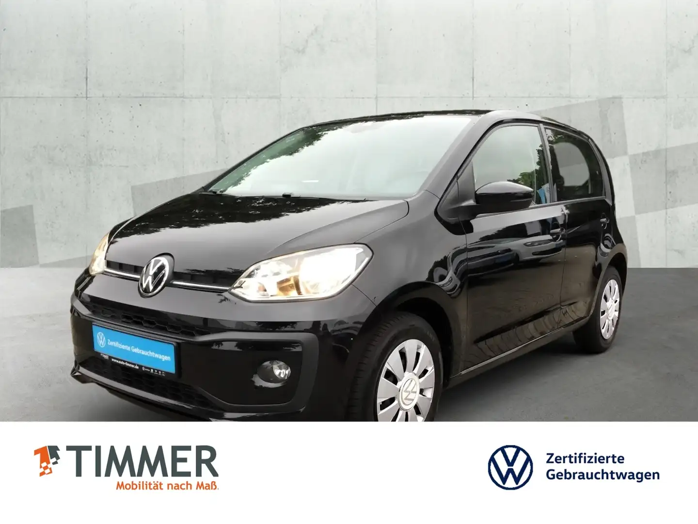 Volkswagen up! 1.0 MOVE! *4-TÜR *SHZ *KLIMA *TELEFON *WINTERPAKE Schwarz - 1