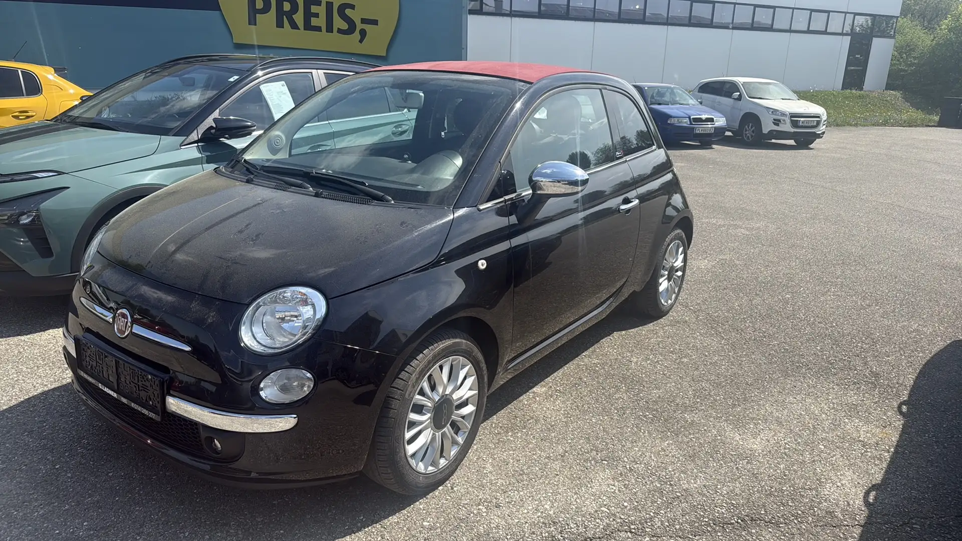 Fiat 500C Lounge 500C 1,2 Schwarz - 1