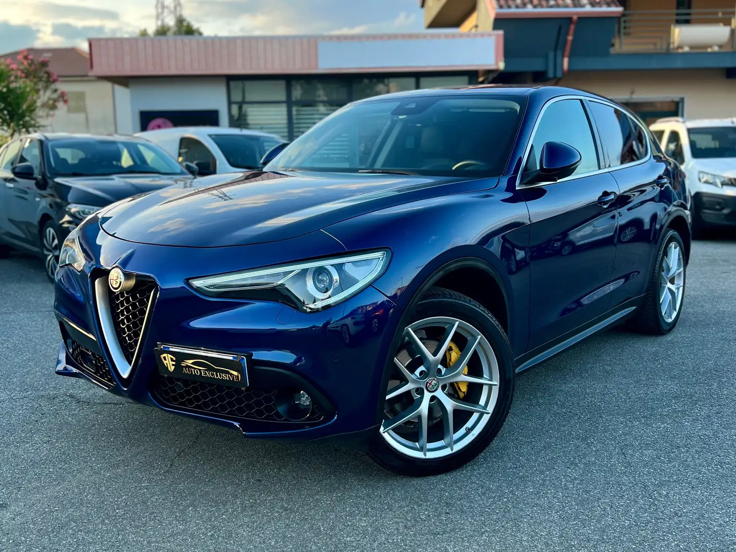 Alfa Romeo Stelvio Stelvio 2017 2.2 t Business Q4 210cv auto my19 Blu/Azzurro - 1