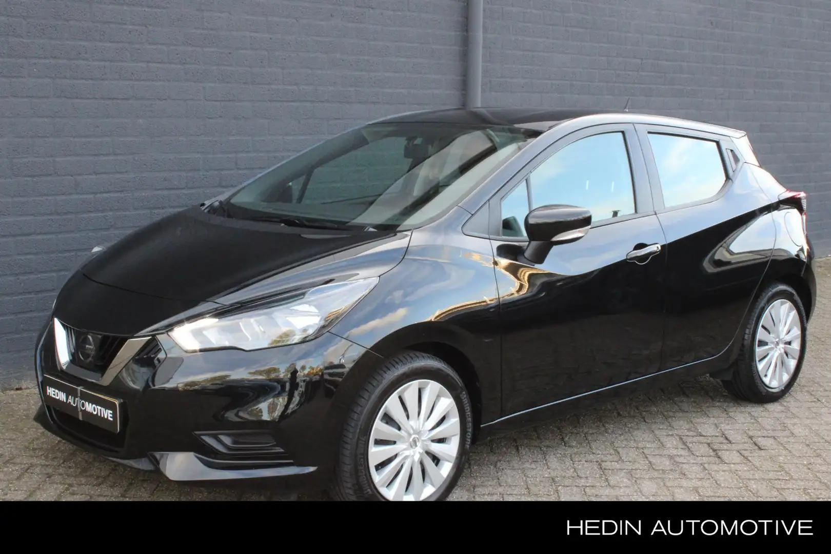 Nissan Micra IG-T 92 Acenta NL-Auto |  Navigatie via Apple Carp Zwart - 1