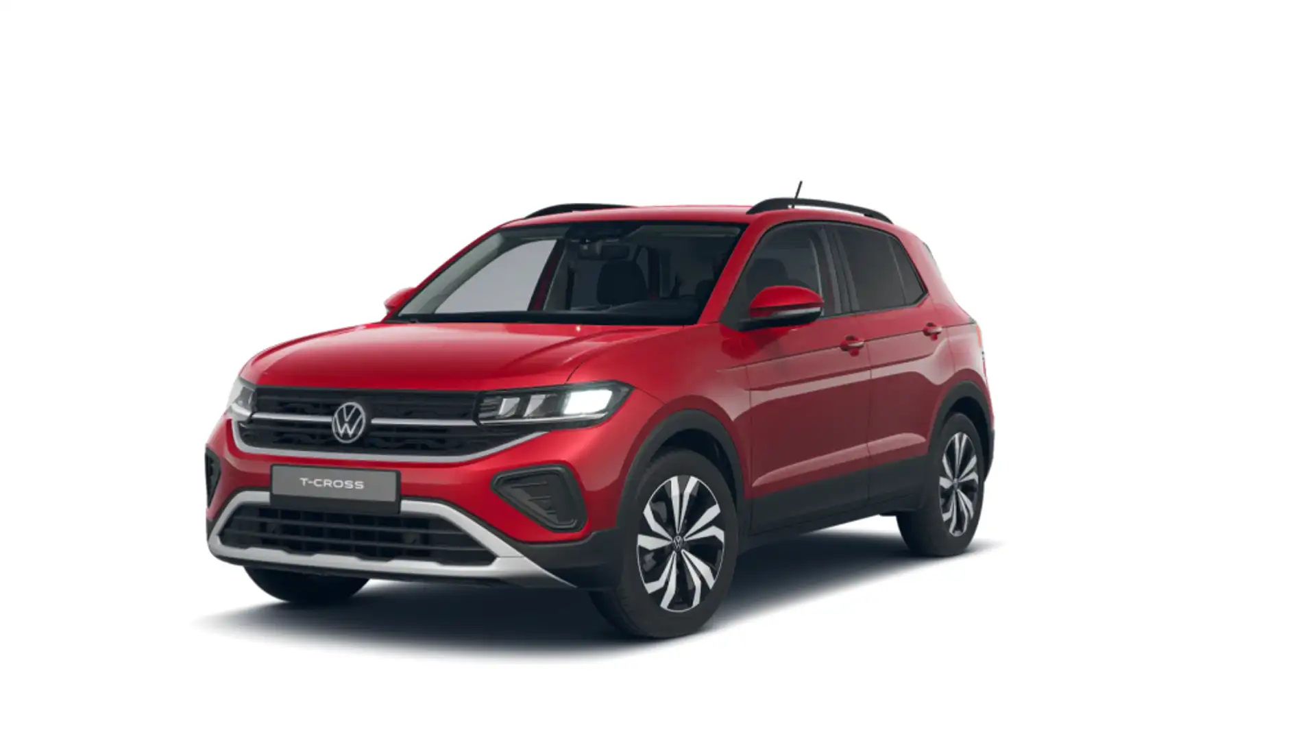 Volkswagen T-Cross 1.0 TSI Más Aut. 85kW Rojo - 1