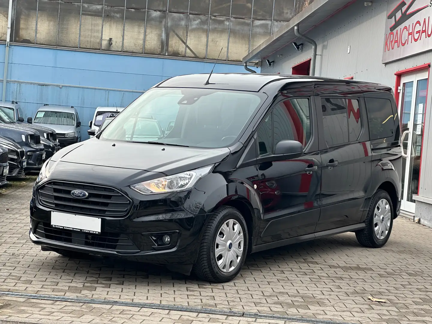 Ford Tourneo Connect Connect 1.5EcoBlue*Lang*AHK*Klima*Tempo*Parkpilot Schwarz - 1