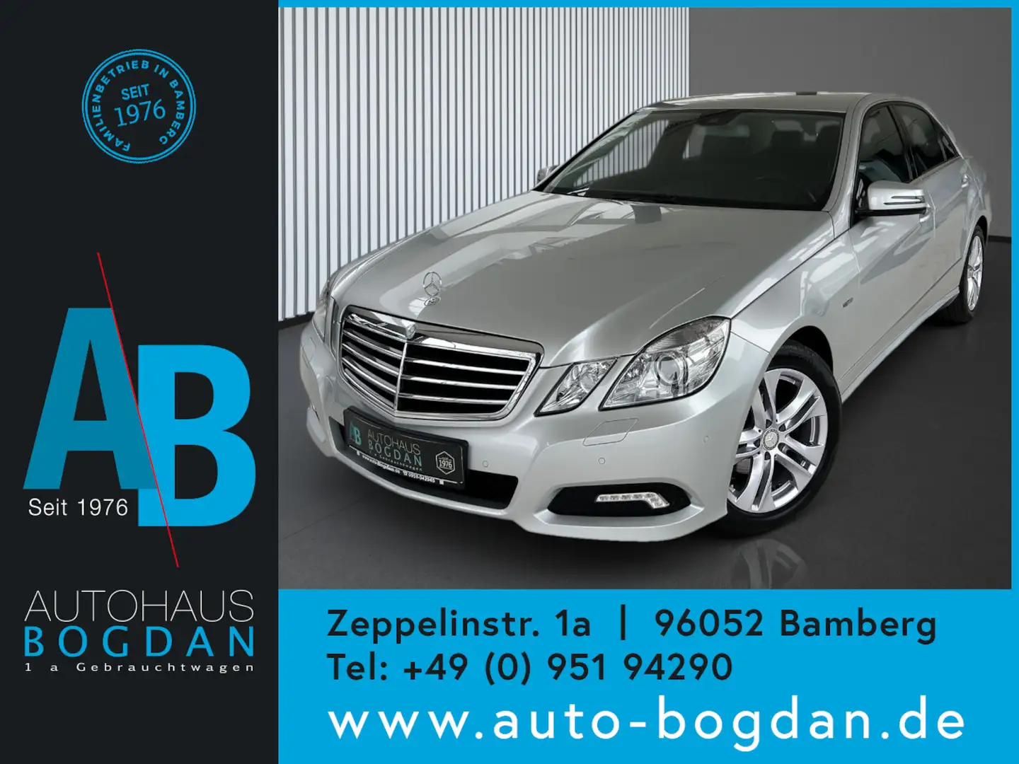Mercedes-Benz E 220 CDI BlueEfficiency Avantgarde Automatik*BiXenon Zilver - 1