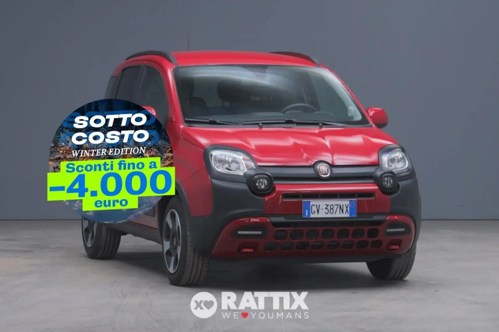Fiat Panda 1.0 Firefly Hybrid 70CV Cross 5p.ti Rosso - 1