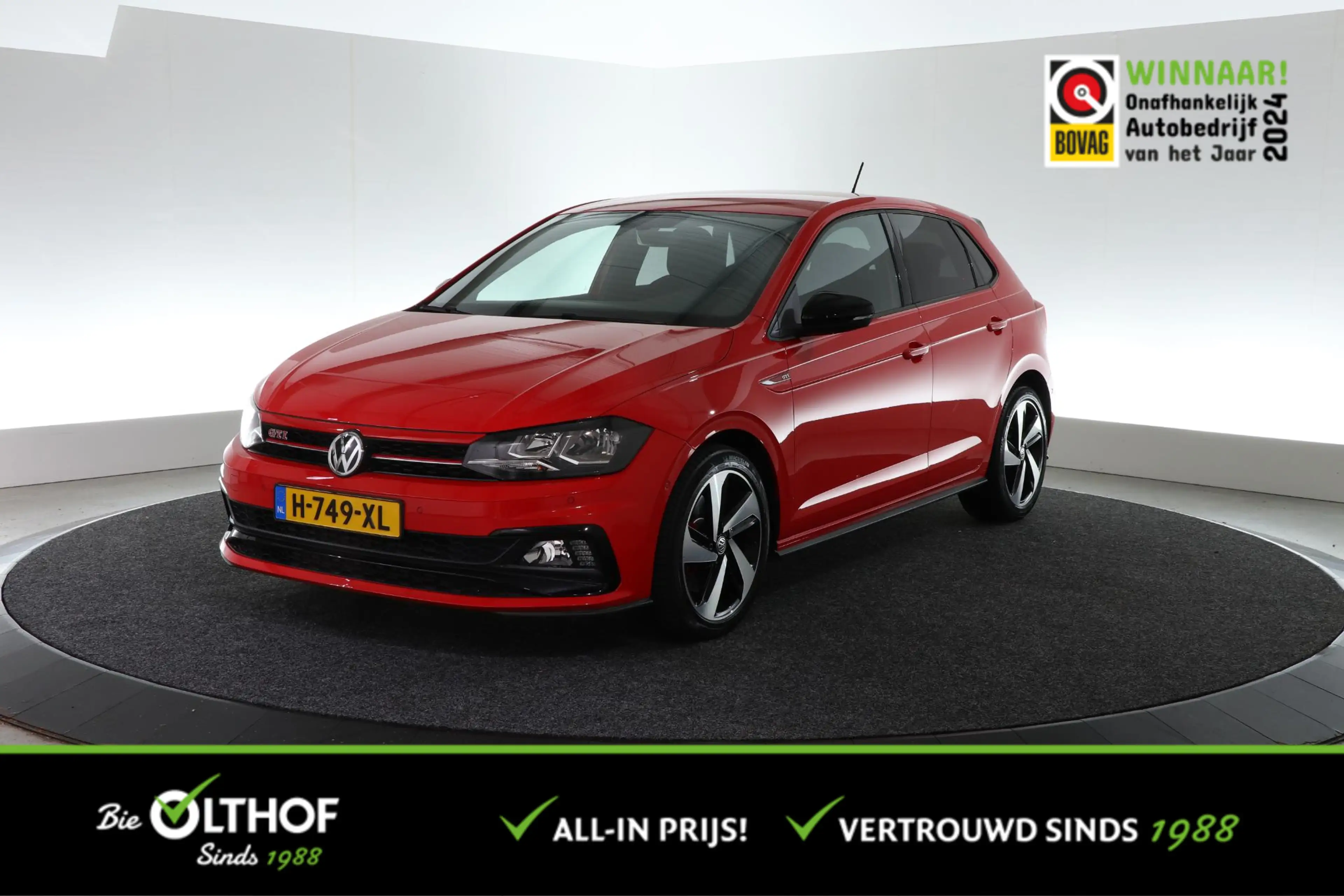 Volkswagen Polo GTI 2.0 TSI | TREKHAAK | CARPLAY | STOELVERW. |