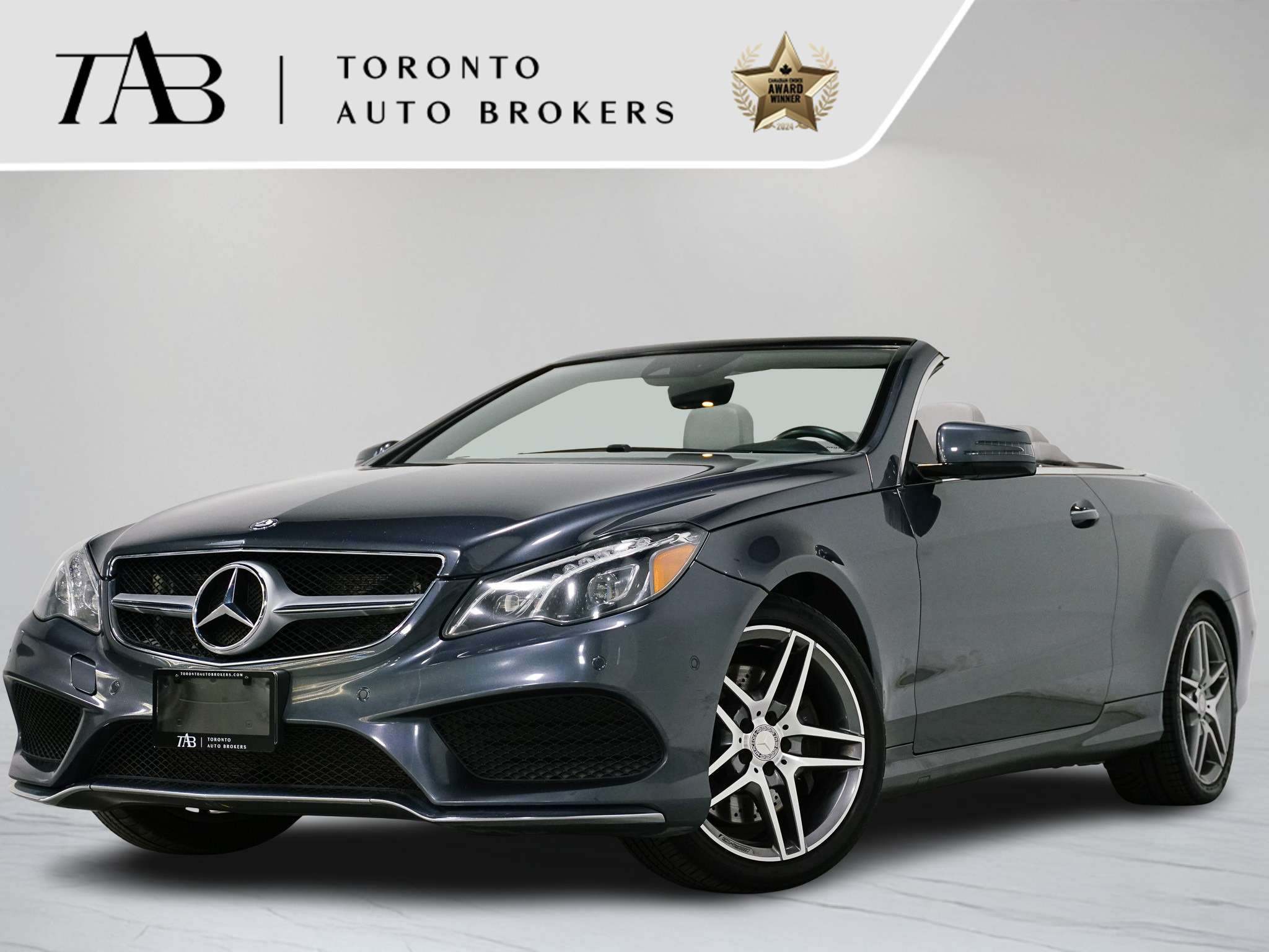 Gray 2016 Mercedes-Benz E-Class Convertible Rear-Wheel Drive Automatic