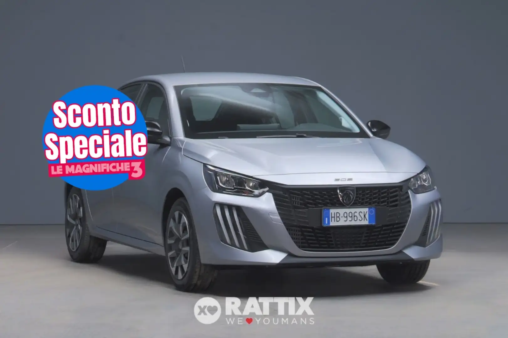 Peugeot 208 1.2 Puretech 100CV Style Grigio - 1