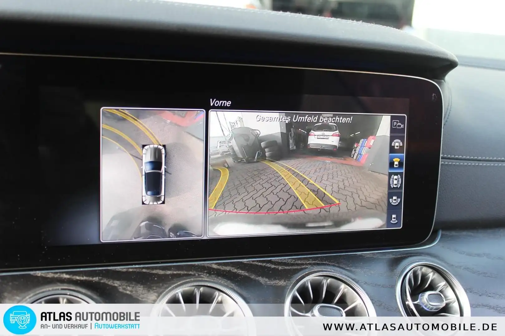 Mercedes-Benz E 200 Cabrio AMG LEDER=LED=NAVI=Kamera 360=Airsc Noir - 2