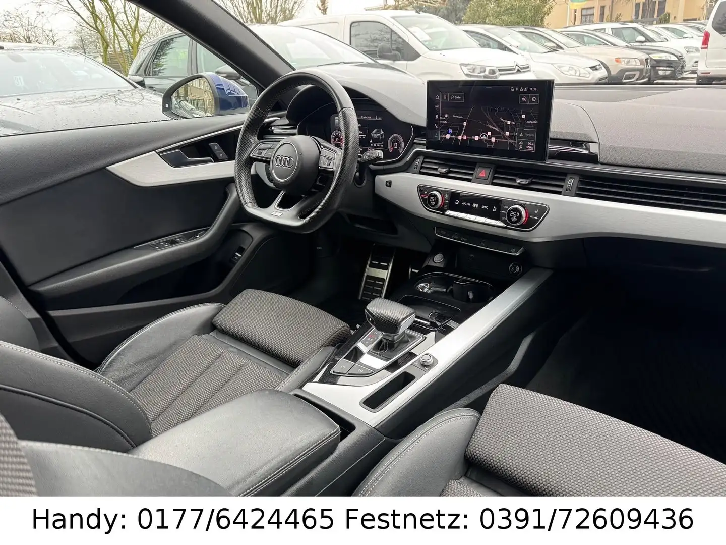 Audi A4 40 TFSI S tronic S line Avant LED/NAVI/KAMERA Bleu - 2