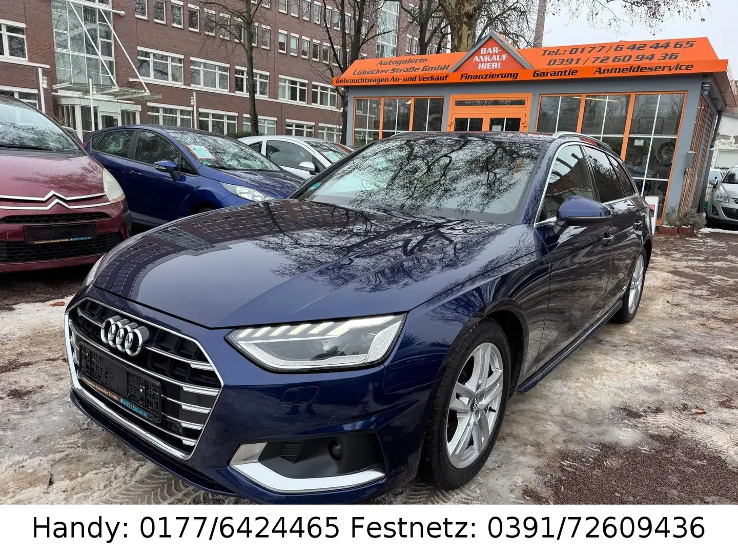 Audi A4 40 TFSI S tronic S line Avant LED/NAVI/KAMERA Bleu - 1