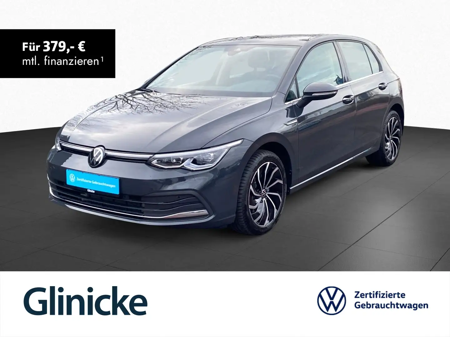 Volkswagen Golf VIII 2.0 TSI DSG Style Klima LED ACC Sitzh. Grau - 1