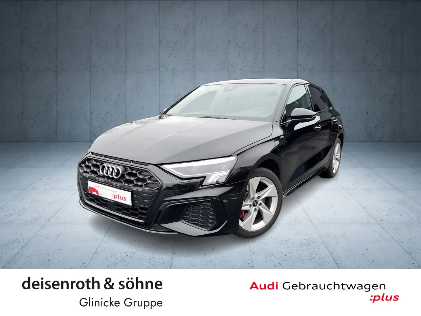 Audi A3 S line 45 TFSI e LED/Kam/MMI/ASI/so Schwarz - 1