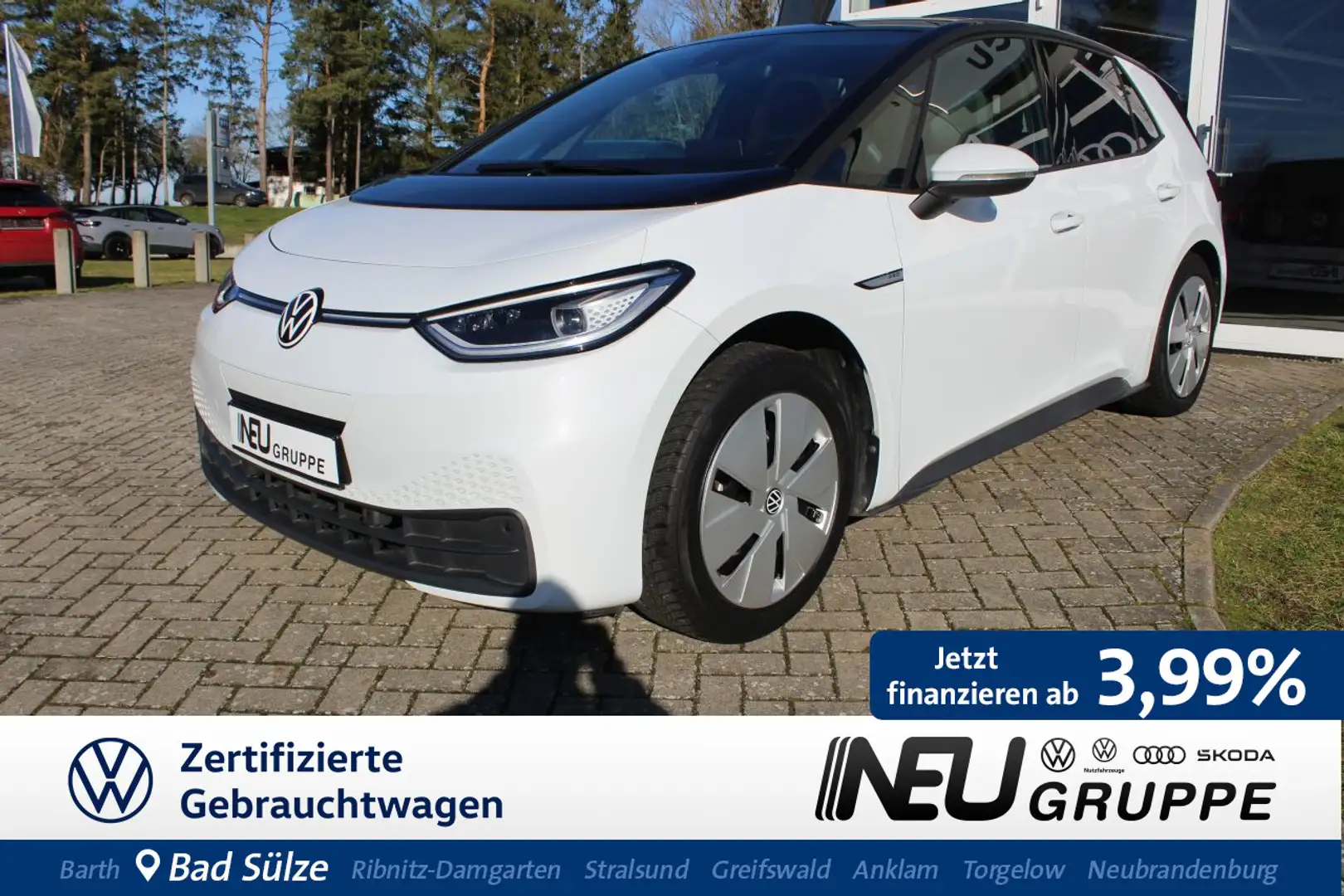 Volkswagen ID.3 Pro 62 kWh Matrix Rfk Keyless WiRä Blanco - 1