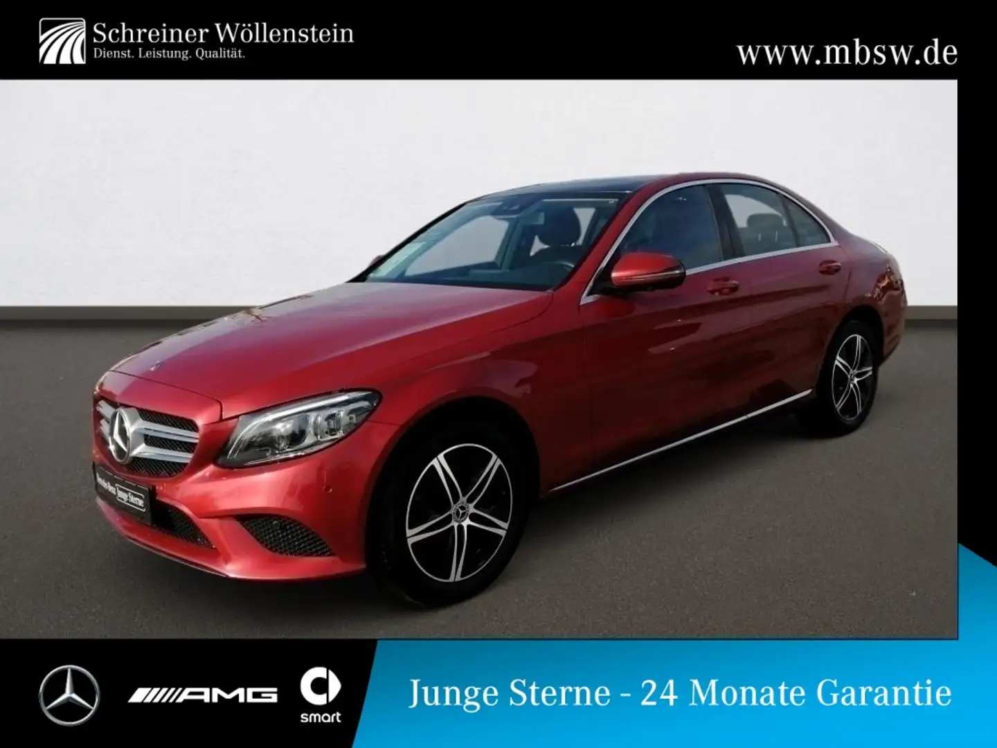 Mercedes-Benz C 300 d 4M *Avantgarde*Stdhzg*Distr*360°*Pano*9G Rot - 1