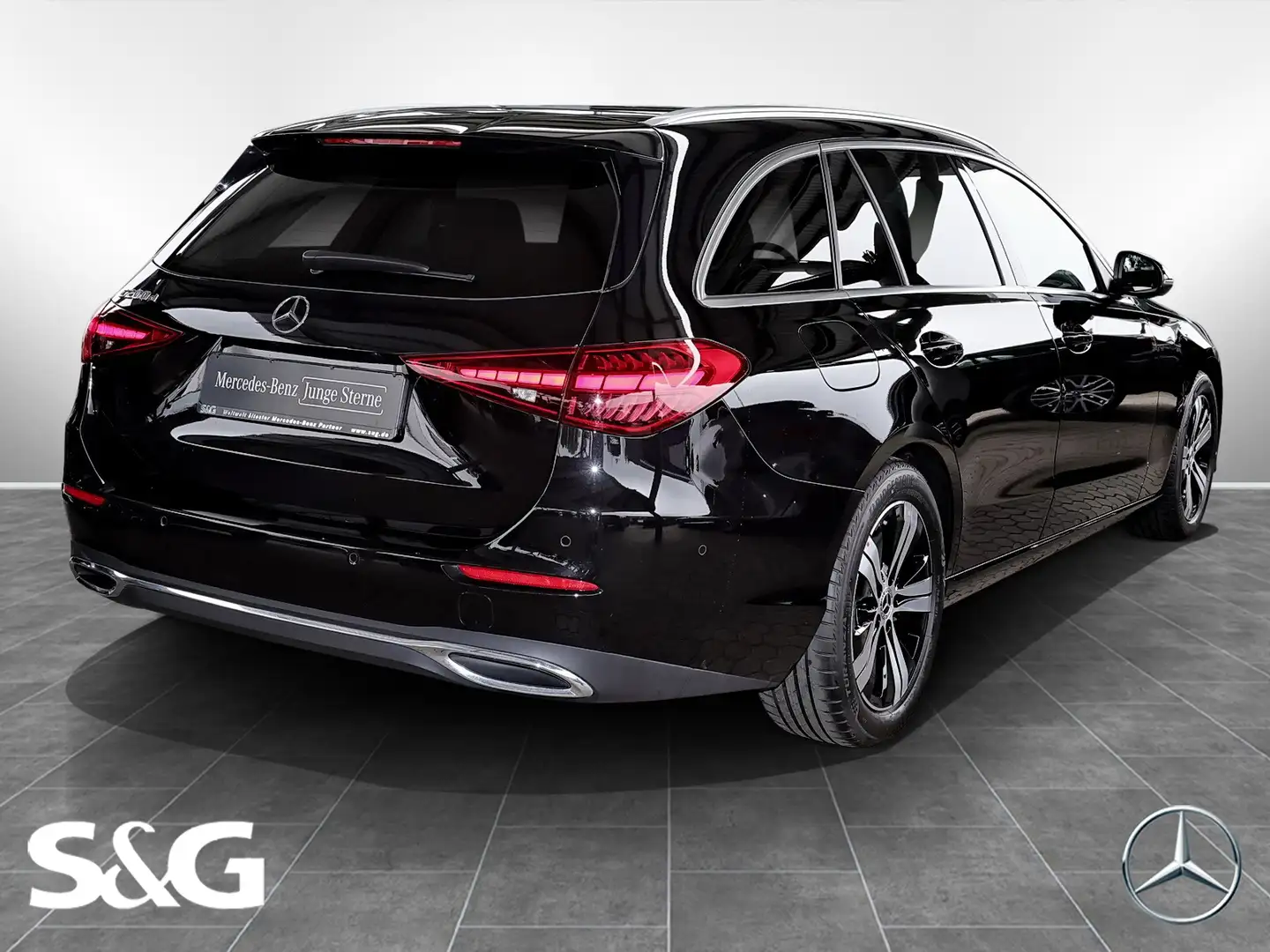 Mercedes-Benz C 200 d T AVANTGARDE AHK+TOTWINKEL+LED+KAMERA Nero - 2