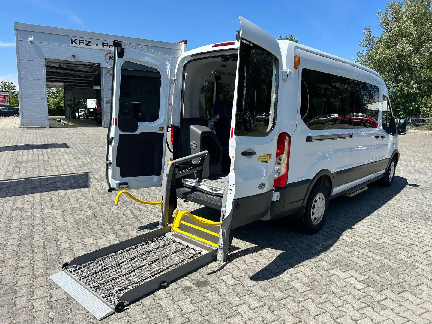 Ford Transit Kombi L3 9 Sitze 1.Hand BTW Standheizung Bianco - 1