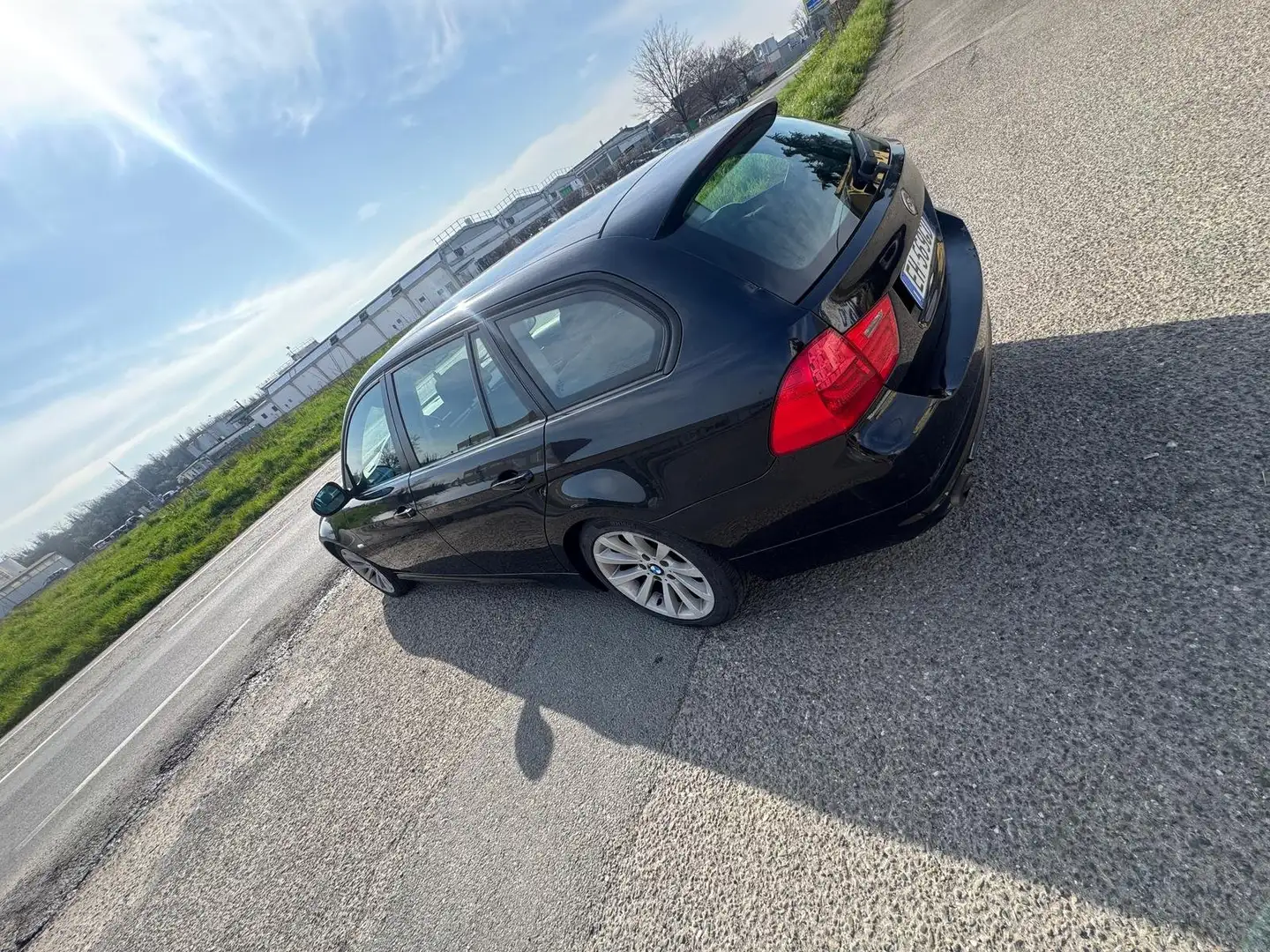 BMW 318 Serie 3 E91 Touring 318d Touring Nero - 2