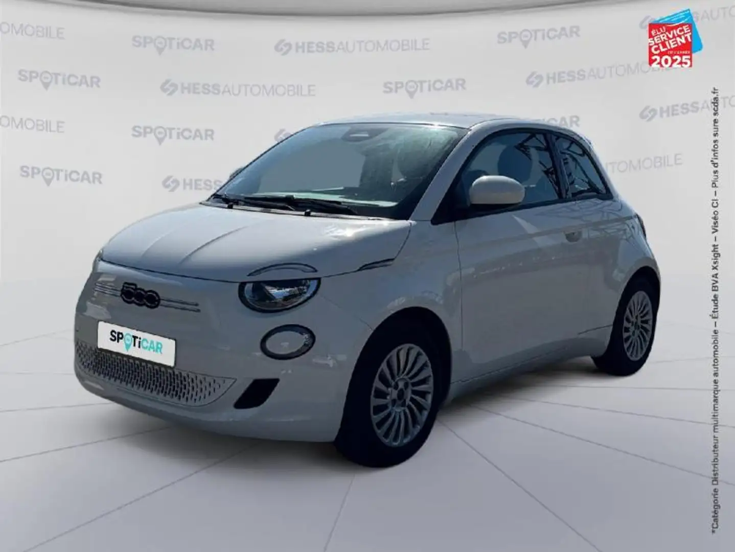 Fiat 500e e 95ch Action Blanc - 1