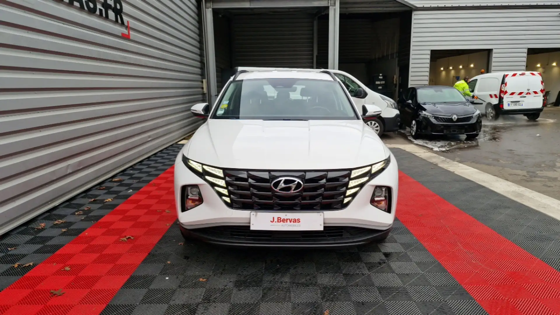 Hyundai TUCSON 1.6 CRDI 136 HYBRID 48V DCT-7 BUSINESS Blanc - 2