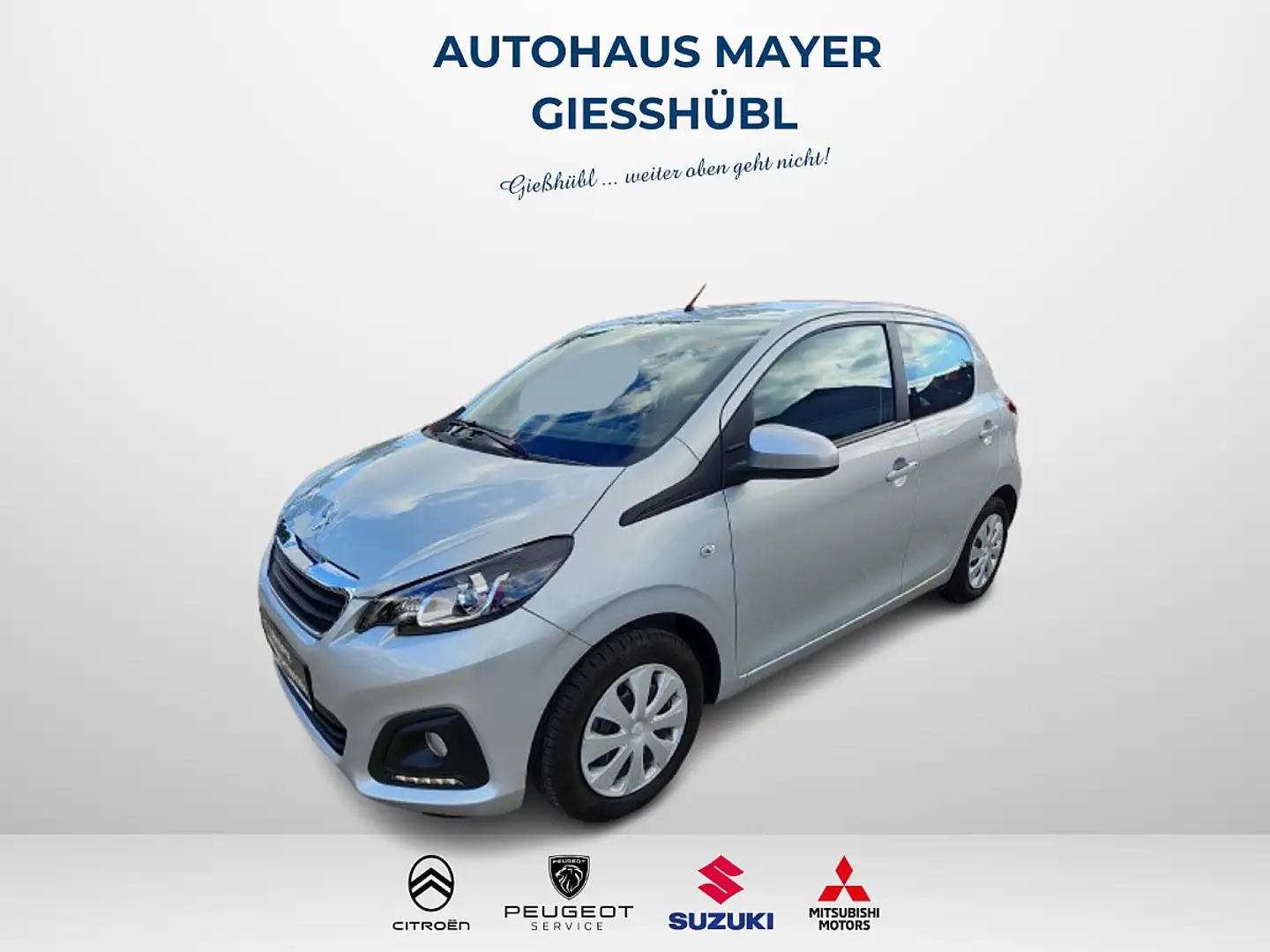 Peugeot 108 1,0 VTi 72 Active Silber - 1