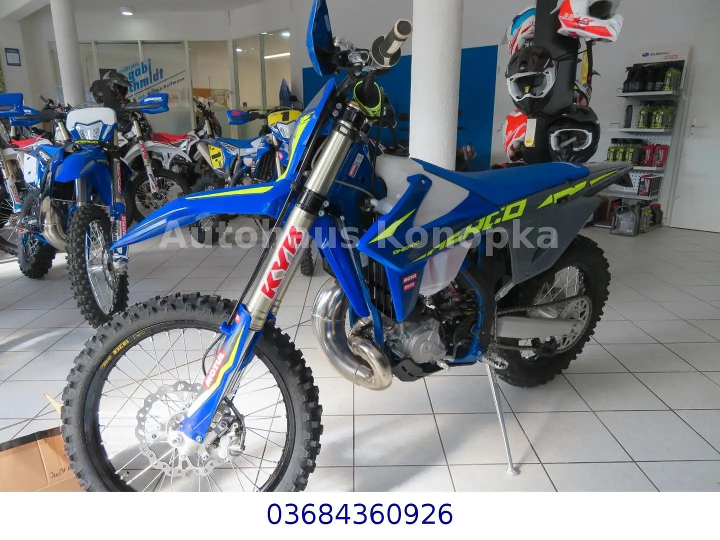 Sherco 300 SEF actory 2025 mit17 BH 4,99% Modrá - 2