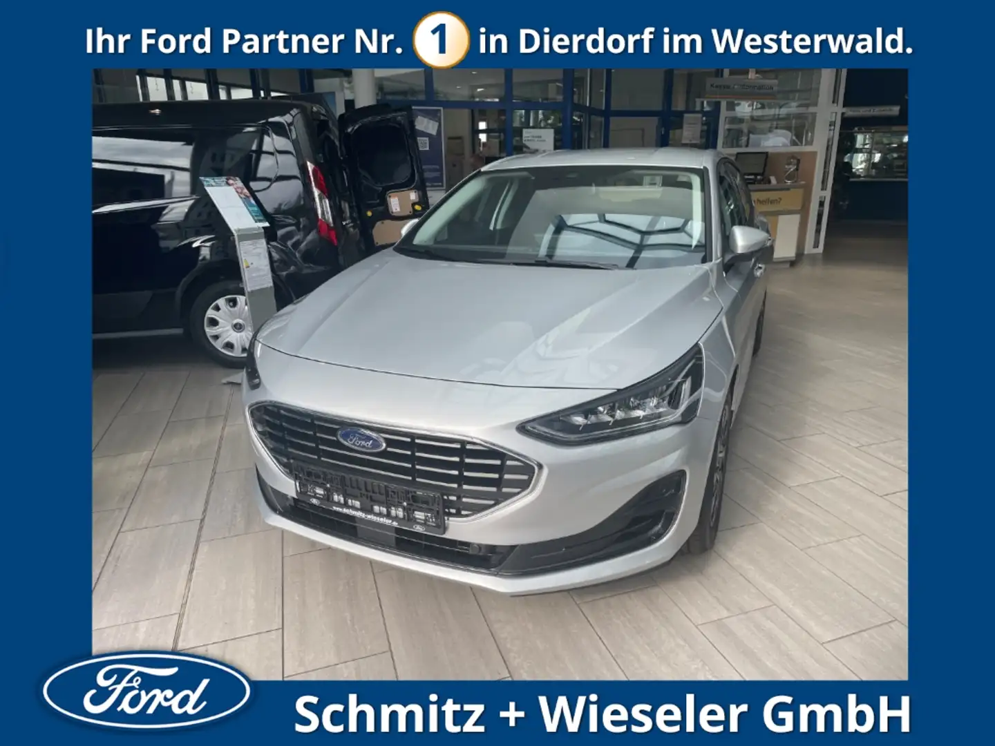 Ford Focus Titanium 1.0 EcoBoost Mild-Hybrid Navi, Silber - 1