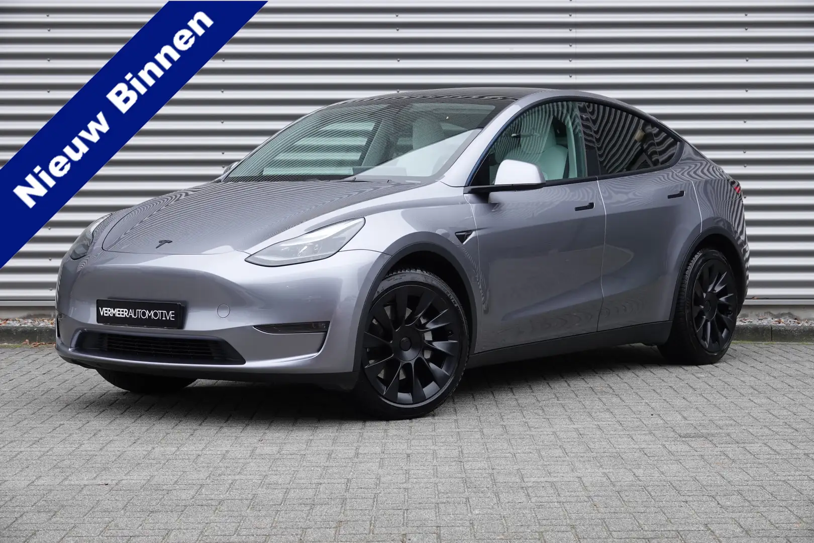 Tesla Model Y Long Range AWD 75 kWh Panorama | Leder Ivoor | NAP Gris - 1