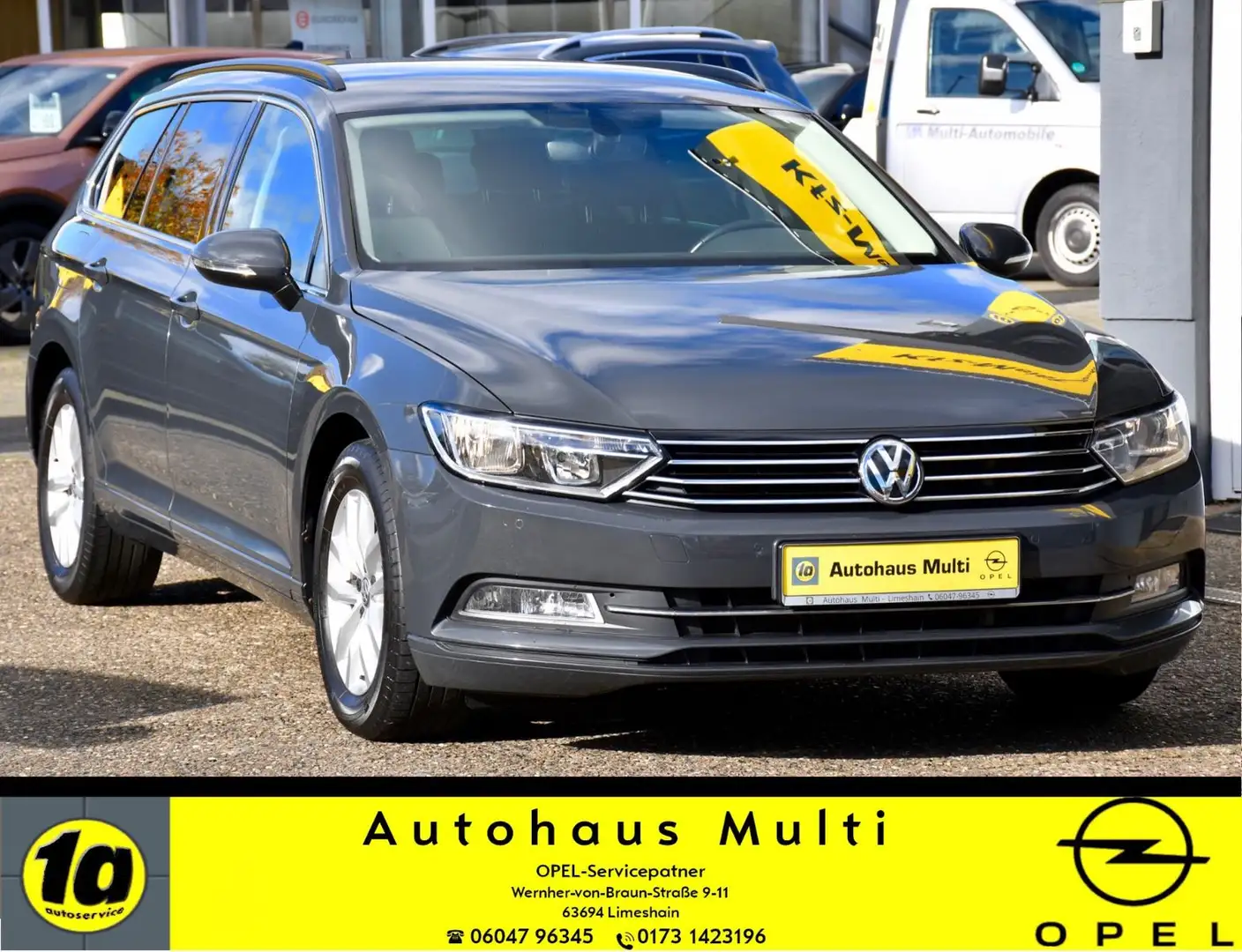 Volkswagen Passat Variant Passat Var 2.0TDI 150PS ACC Navi AHK Sitzh Klima Gris - 1