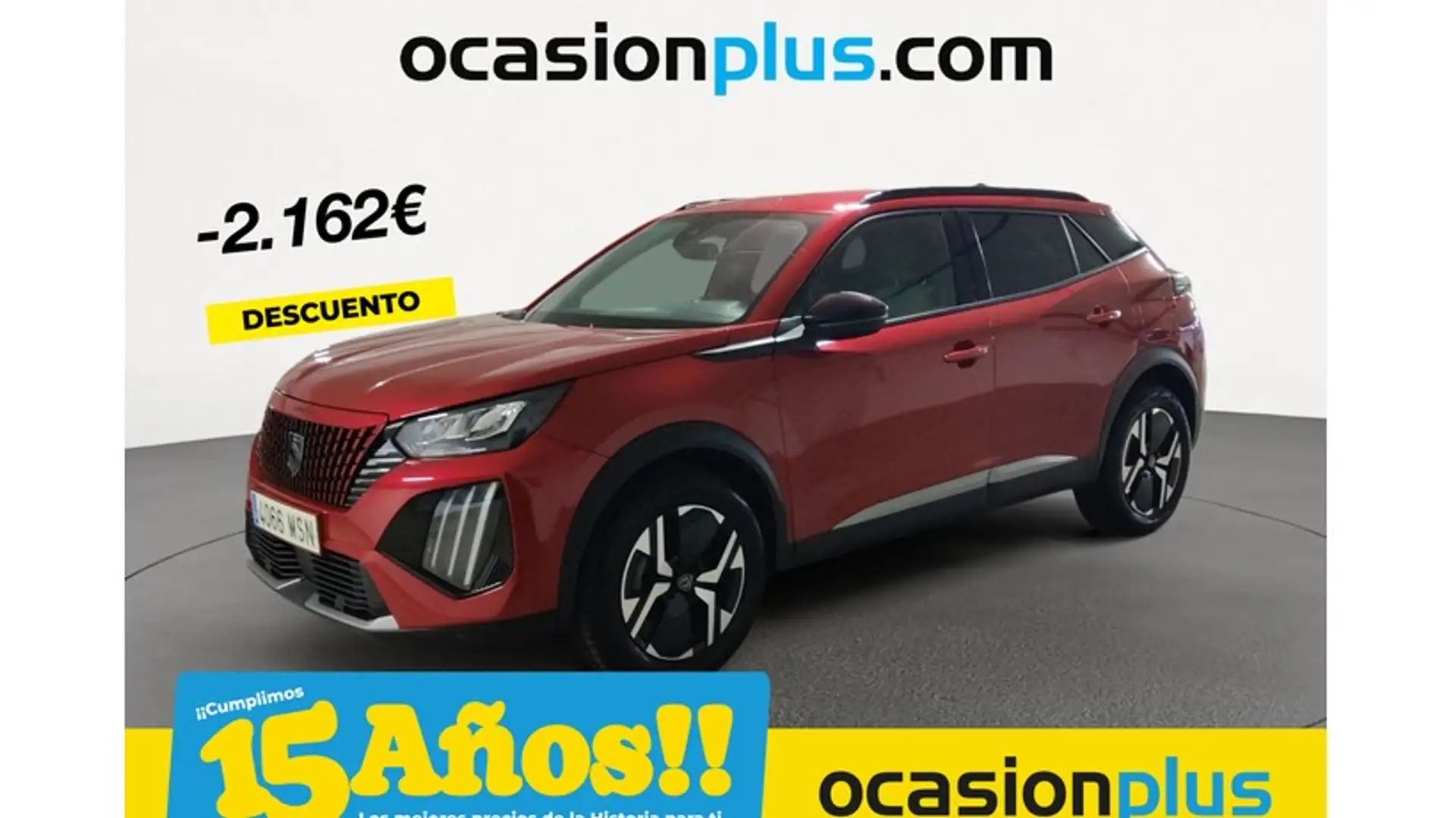 Peugeot 2008 1.2 PureTech S&S Allure EAT8 130 Rouge - 1