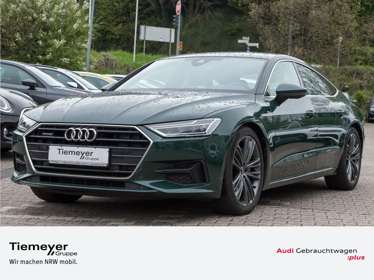 Audi A7 50 TFSIe Q S LINE LED NAVI HuD KLIM Verde - 1