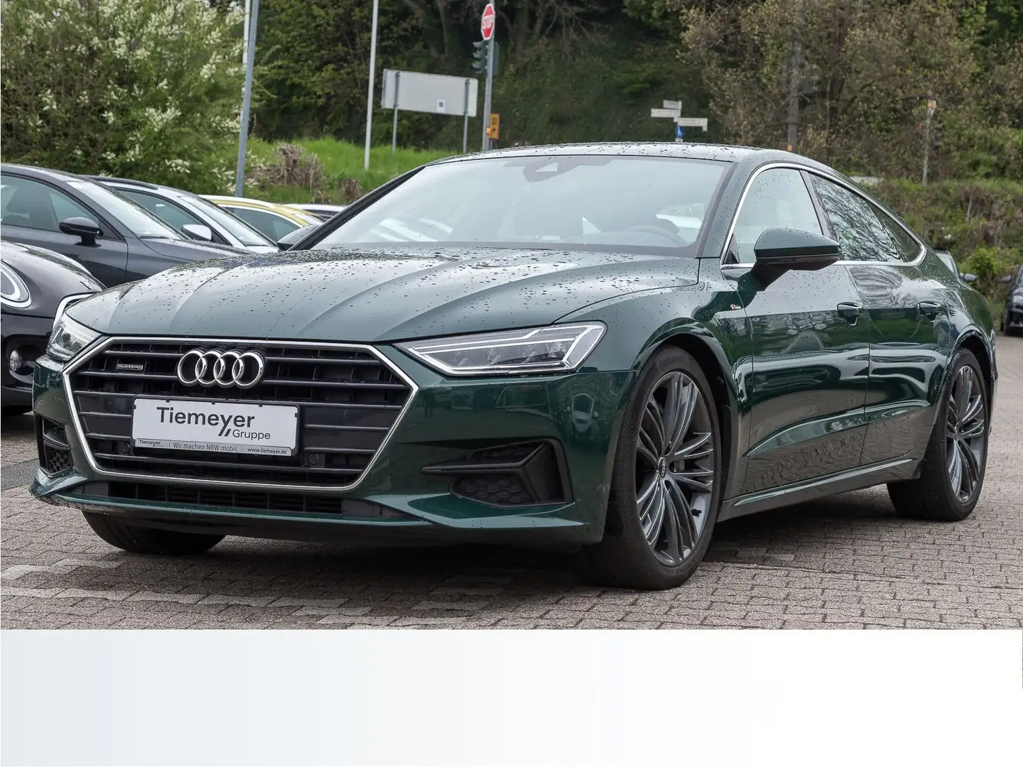 Audi A7 50 TFSIe Q S LINE LED NAVI HuD KLIM Green - 2