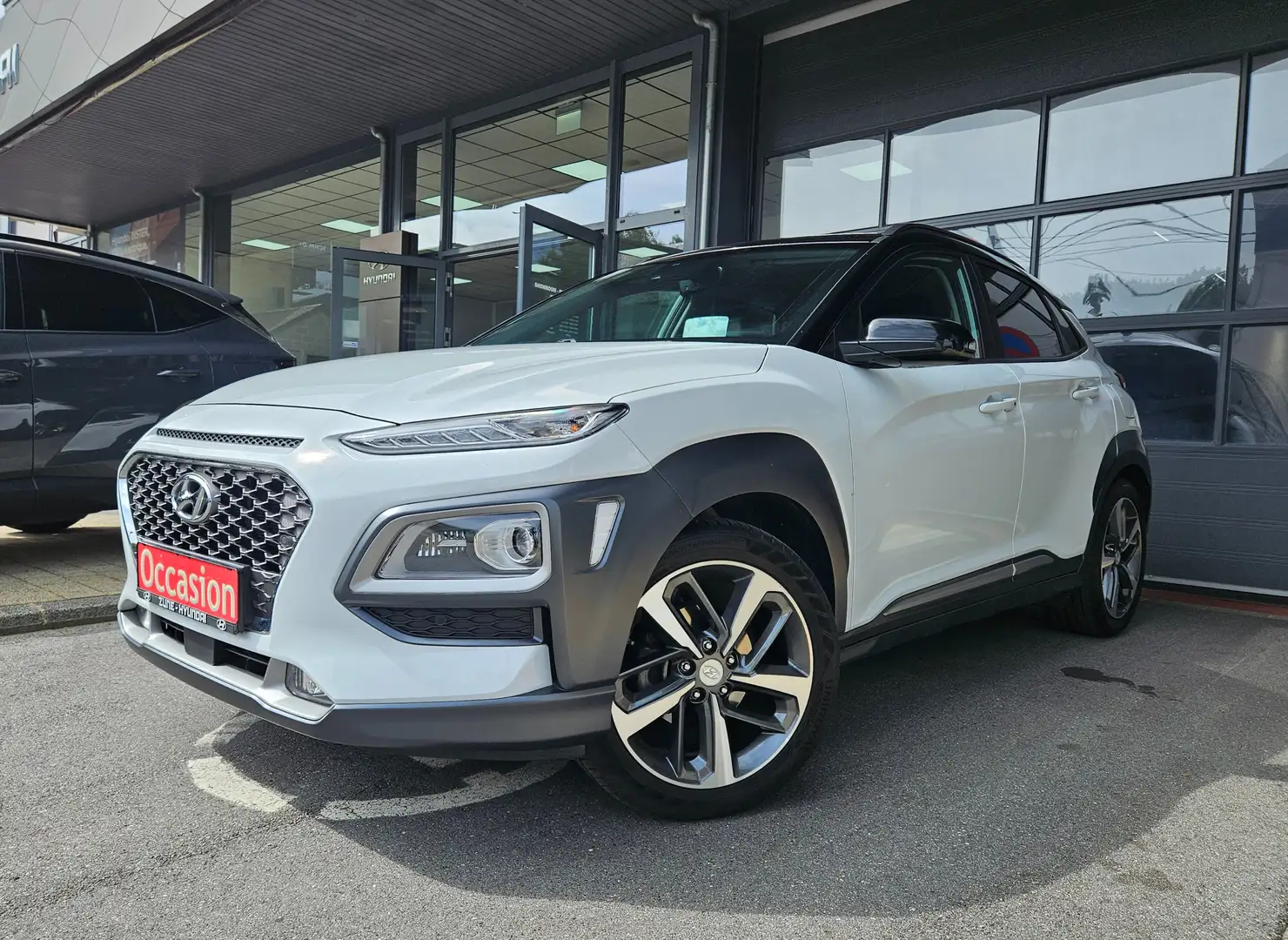 Hyundai KONA Kona 1.0 T-GDi Sky 2Tone/GARANTIE 12M/SITE ARLON Blanc - 1