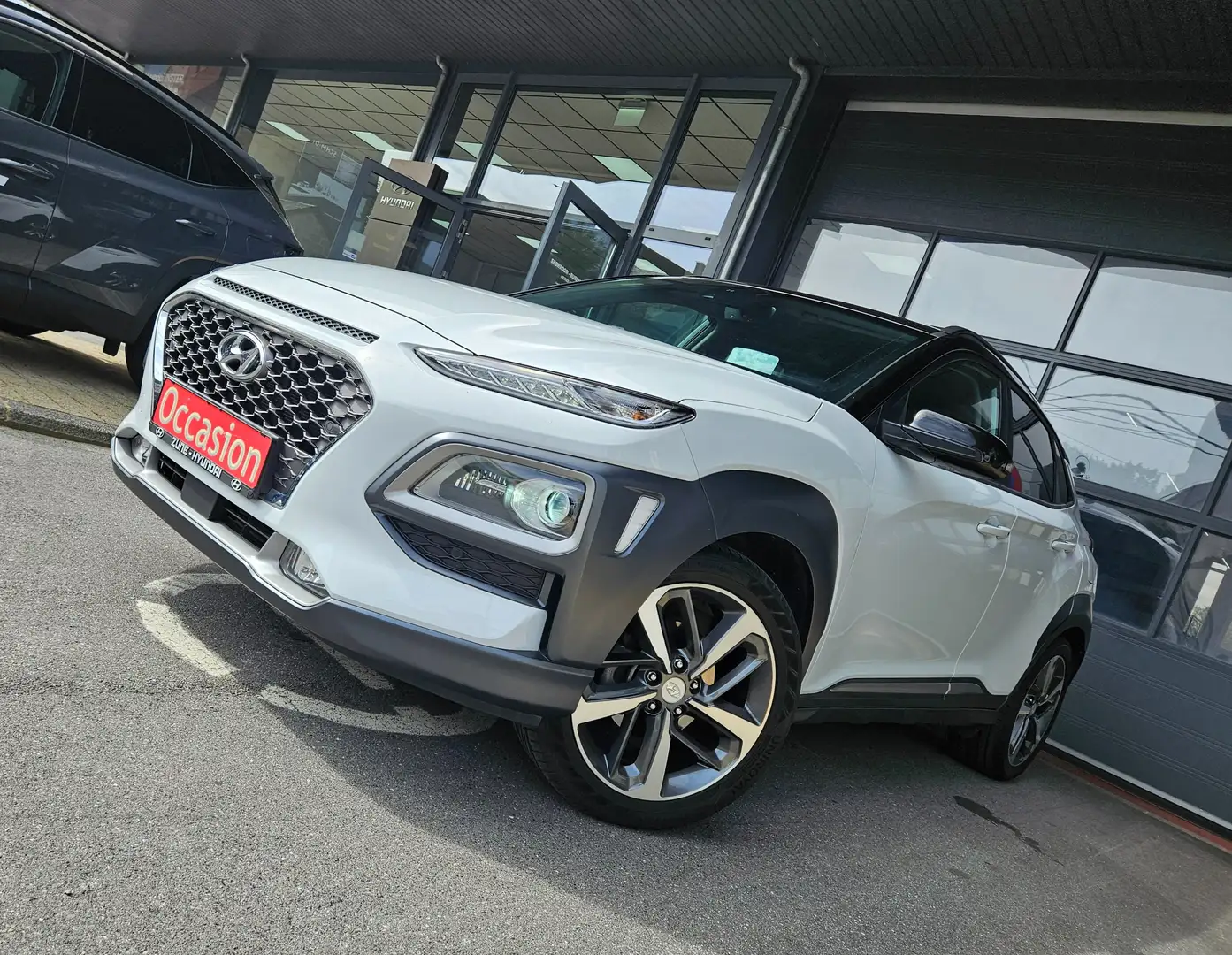 Hyundai KONA Kona 1.0 T-GDi Sky 2Tone/GARANTIE 12M/SITE ARLON Blanc - 2