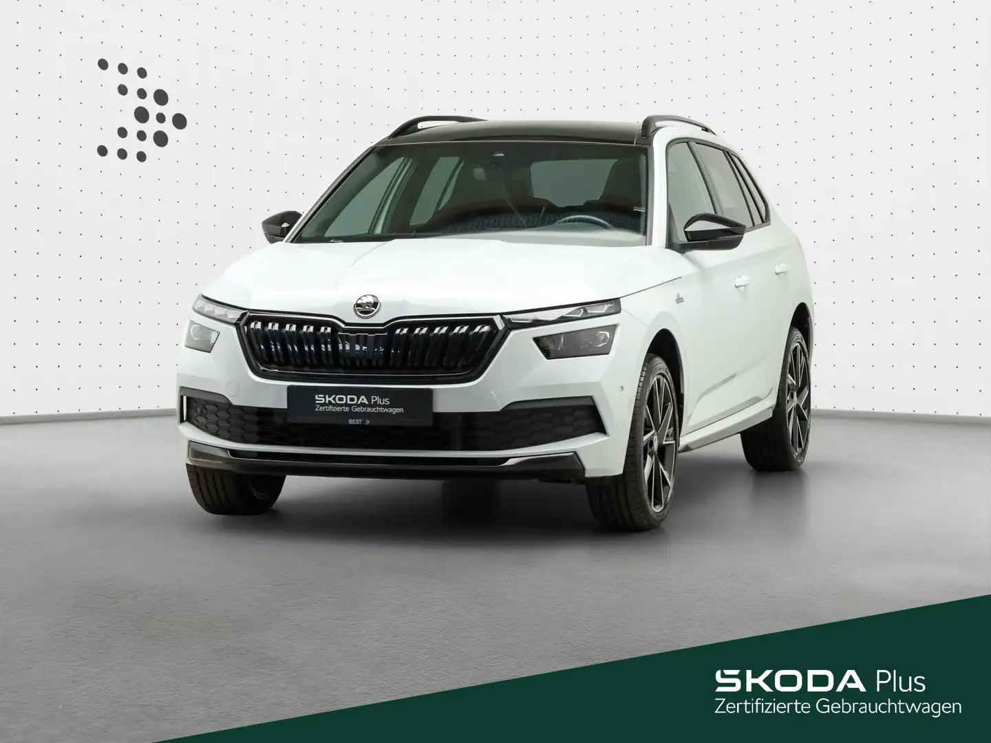 Skoda Kamiq 1.5 TSI DSG MONTE CARLO*AHK*PANO*LED*NAVI* Weiß - 1