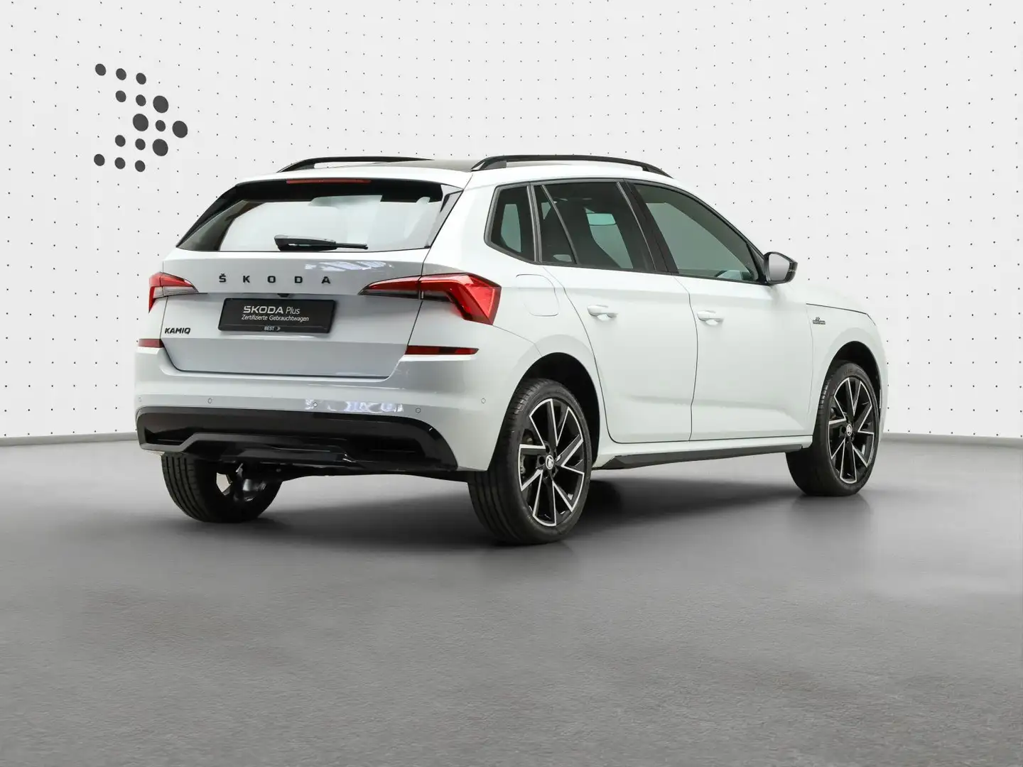Skoda Kamiq 1.5 TSI DSG MONTE CARLO*AHK*PANO*LED*NAVI* Weiß - 2