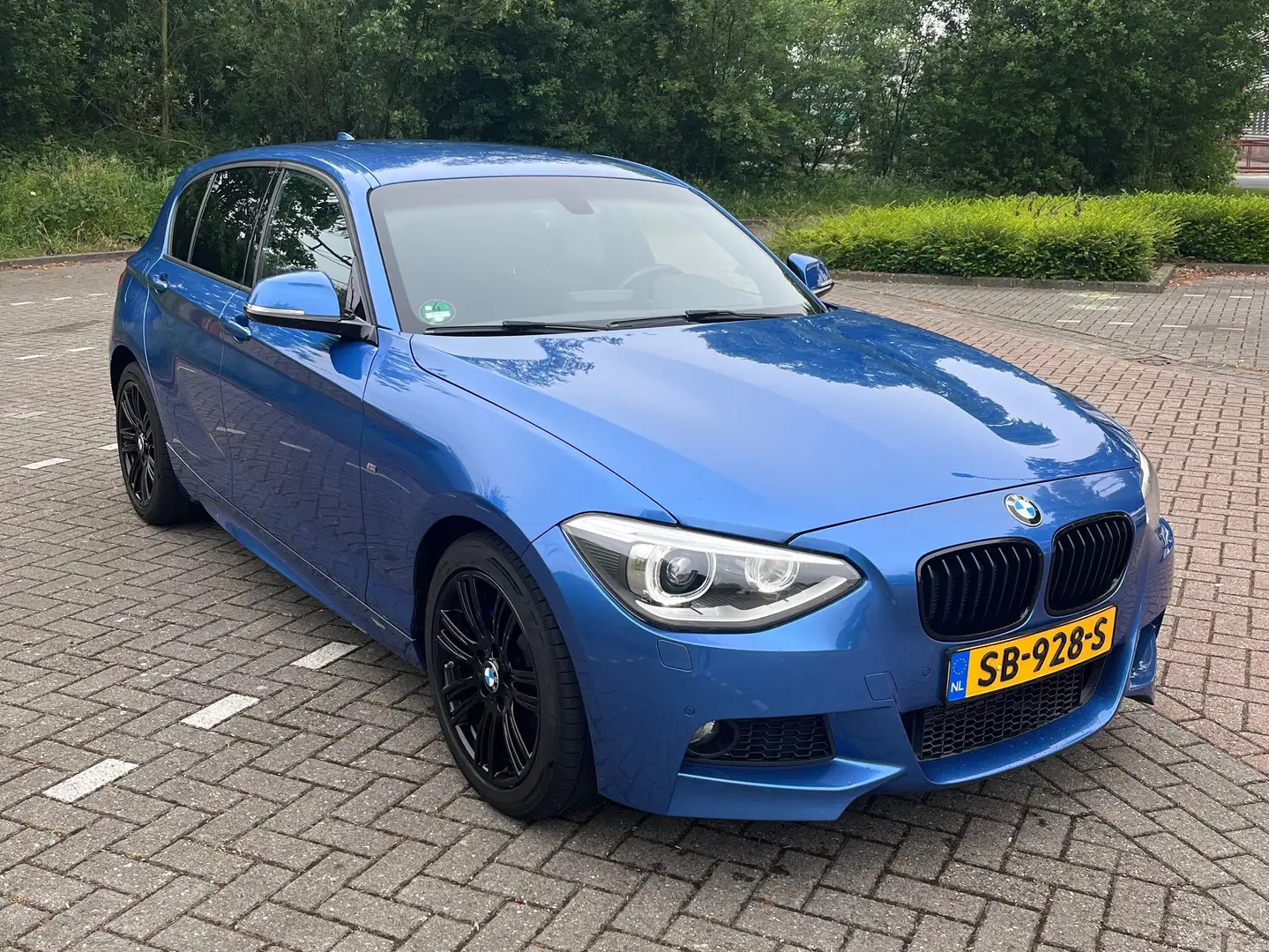 BMW 118 118 High Executive M sport Blauw - 1