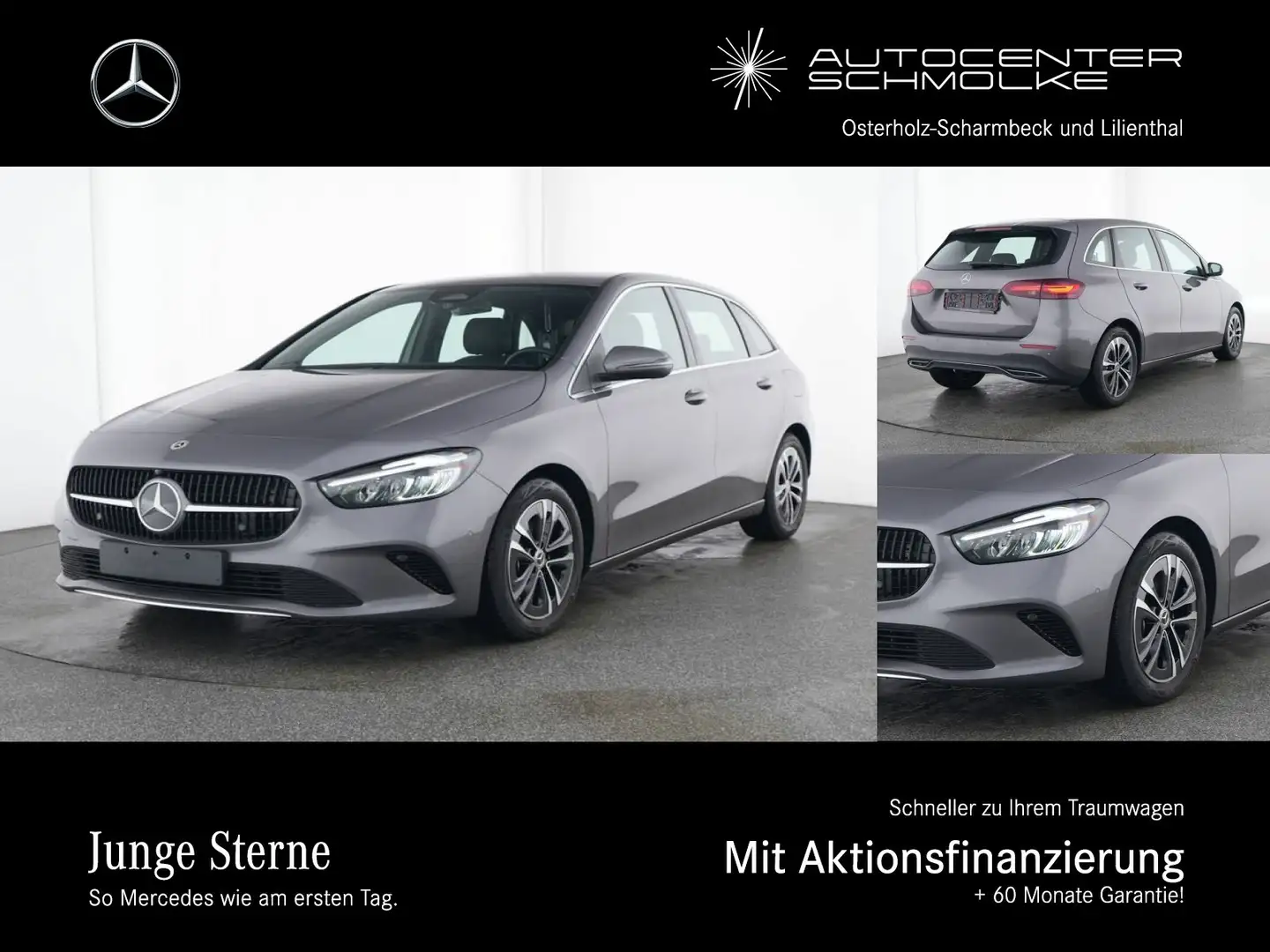 Mercedes-Benz B 200 B 200 Advanced AUTOM*RFK*EASY-PACK*LED*WINTER-P. Gris - 1
