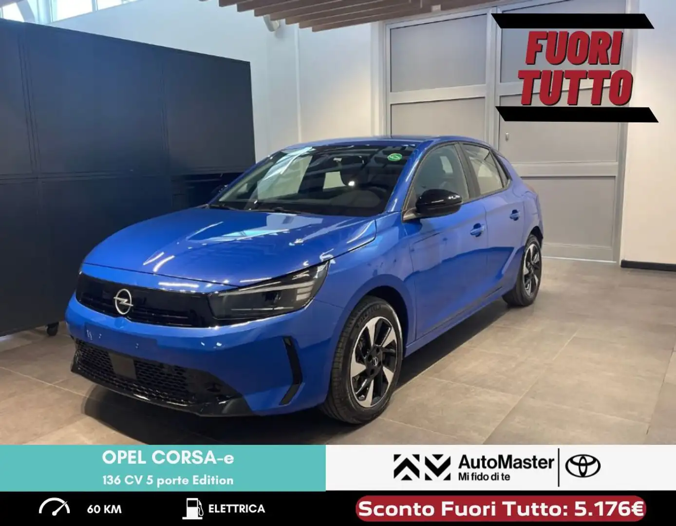 Opel Corsa-e 136 CV 5 porte Edition Blu/Azzurro - 1