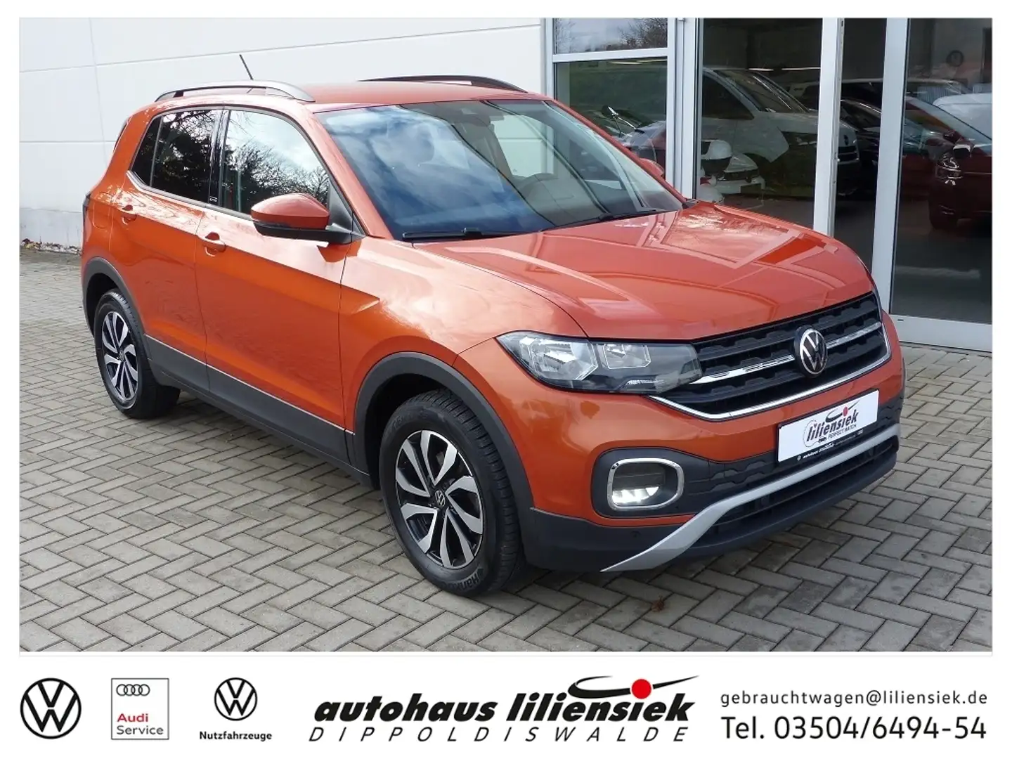 Volkswagen T-Cross 1.0 TSI Active *ACC*PDC*Navi* Naranja - 1