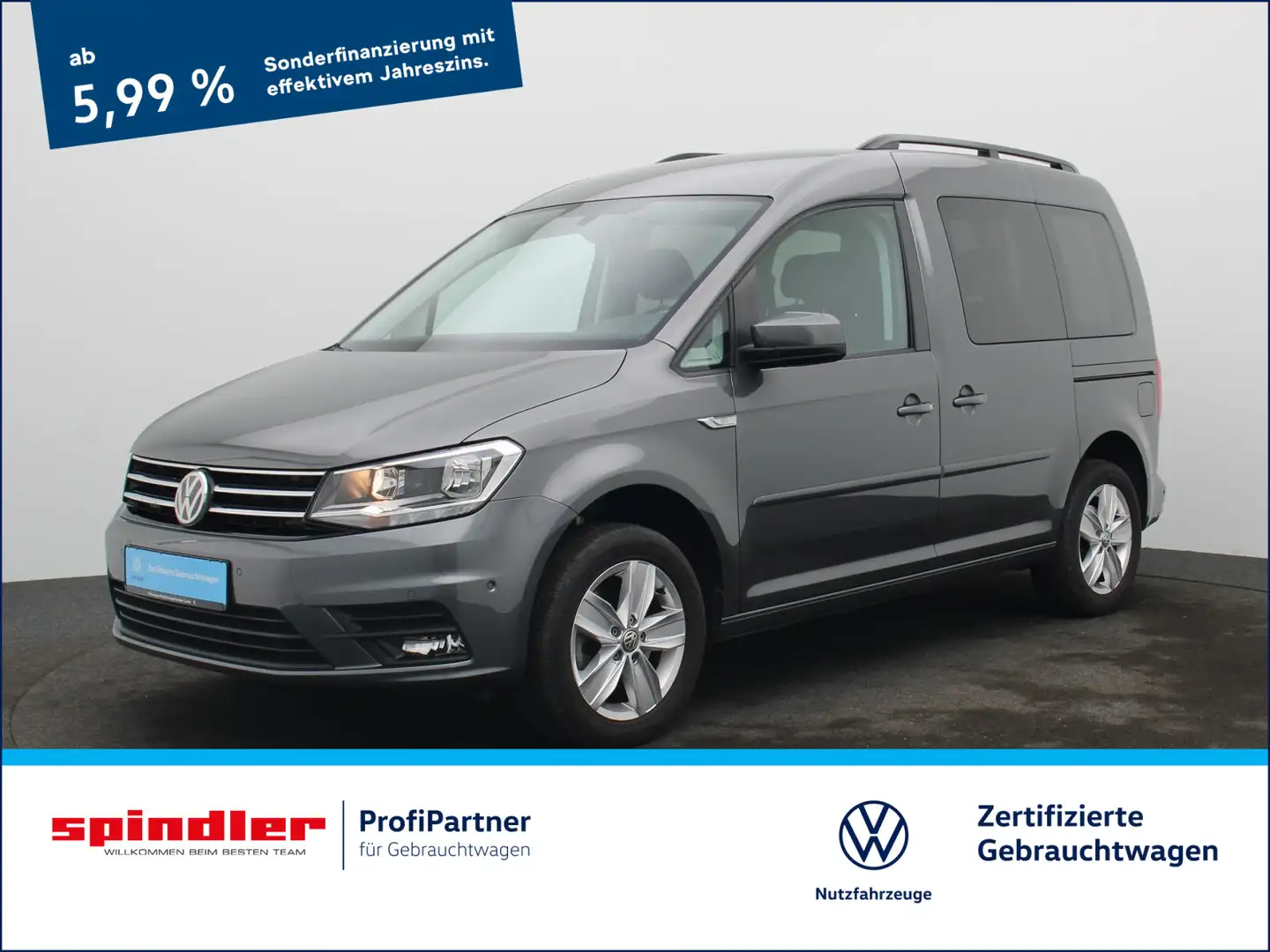 Volkswagen Caddy Comfortline 1.4 TSI / App, ParkAssi Gris - 1