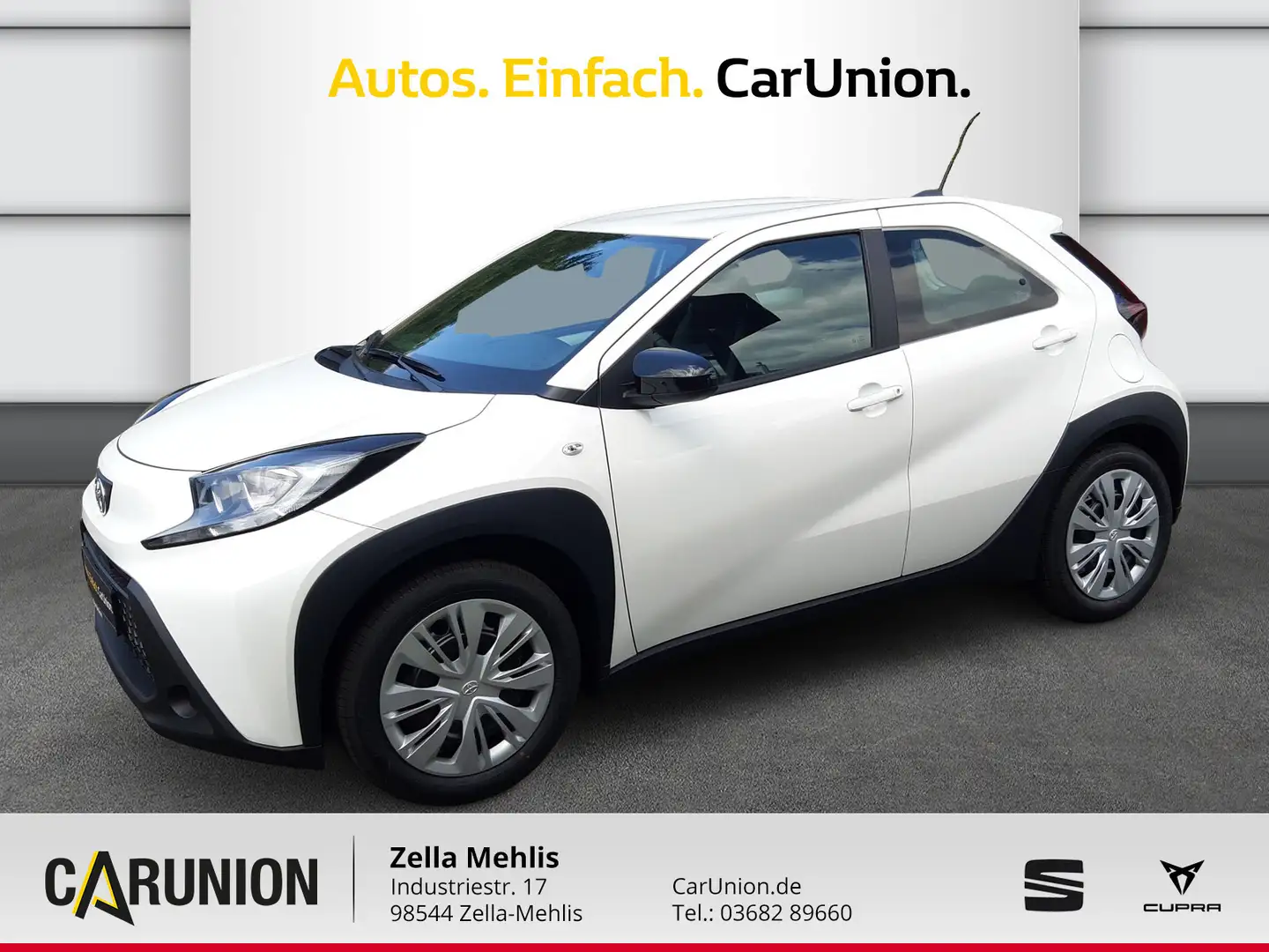 Toyota Aygo X 1,0 l *KLIMA*SITZH*KAMERA*TEMPO* Wit - 1