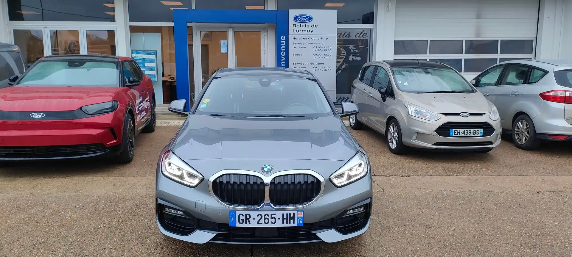 BMW 116 116d ch DKG7 EDITION SPORT (F40) Gris - 1