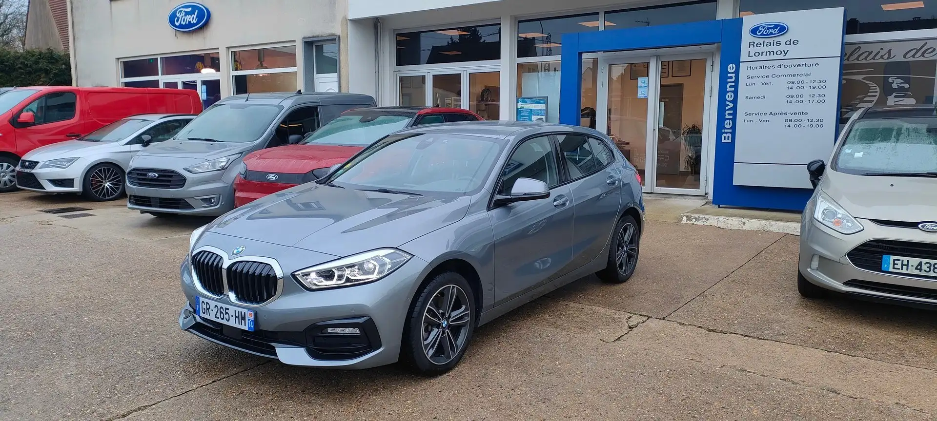 BMW 116 116d ch DKG7 EDITION SPORT (F40) Gris - 2