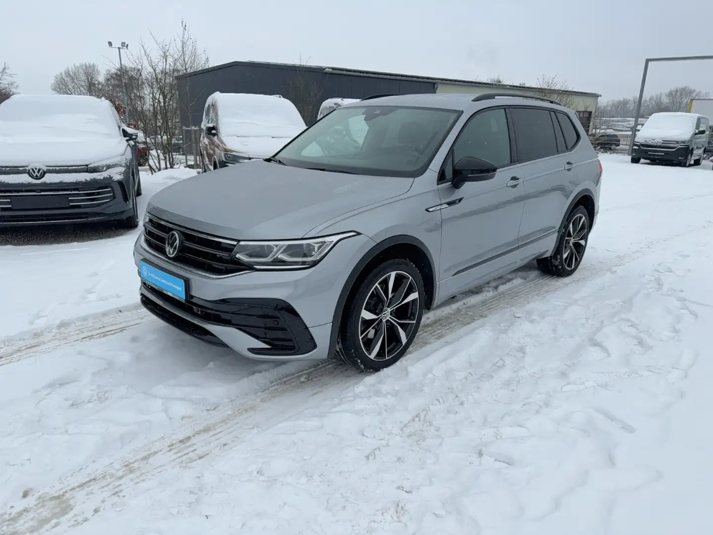 Volkswagen Tiguan Allspace R-Line TDi 4M Matrix/CarPlay/AHK Silber - 2