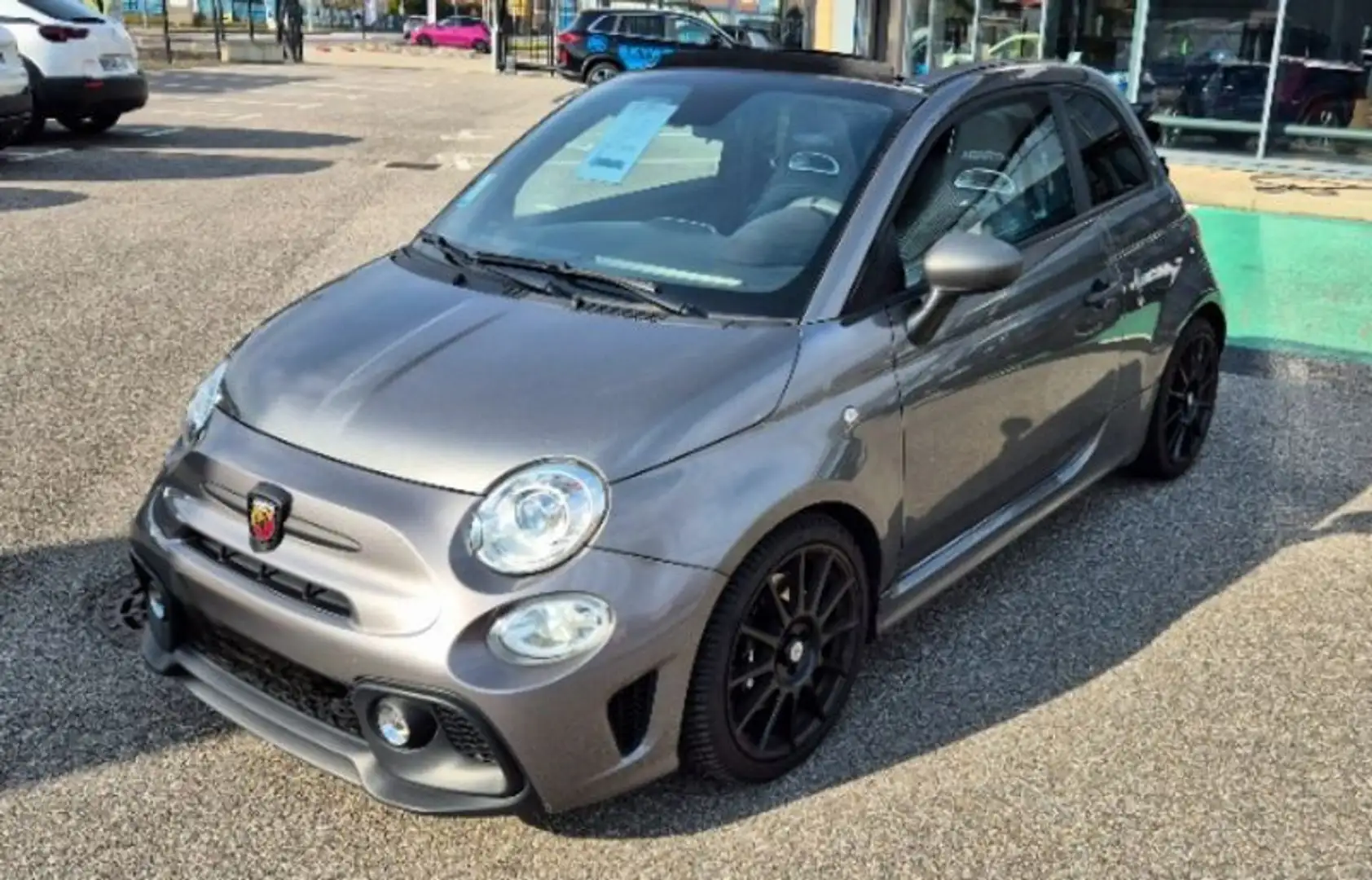 Abarth 595 595C E6D TEMP 1.4 Turbo 16V T-Jet 180 ch BVA5 Comp Grey - 1
