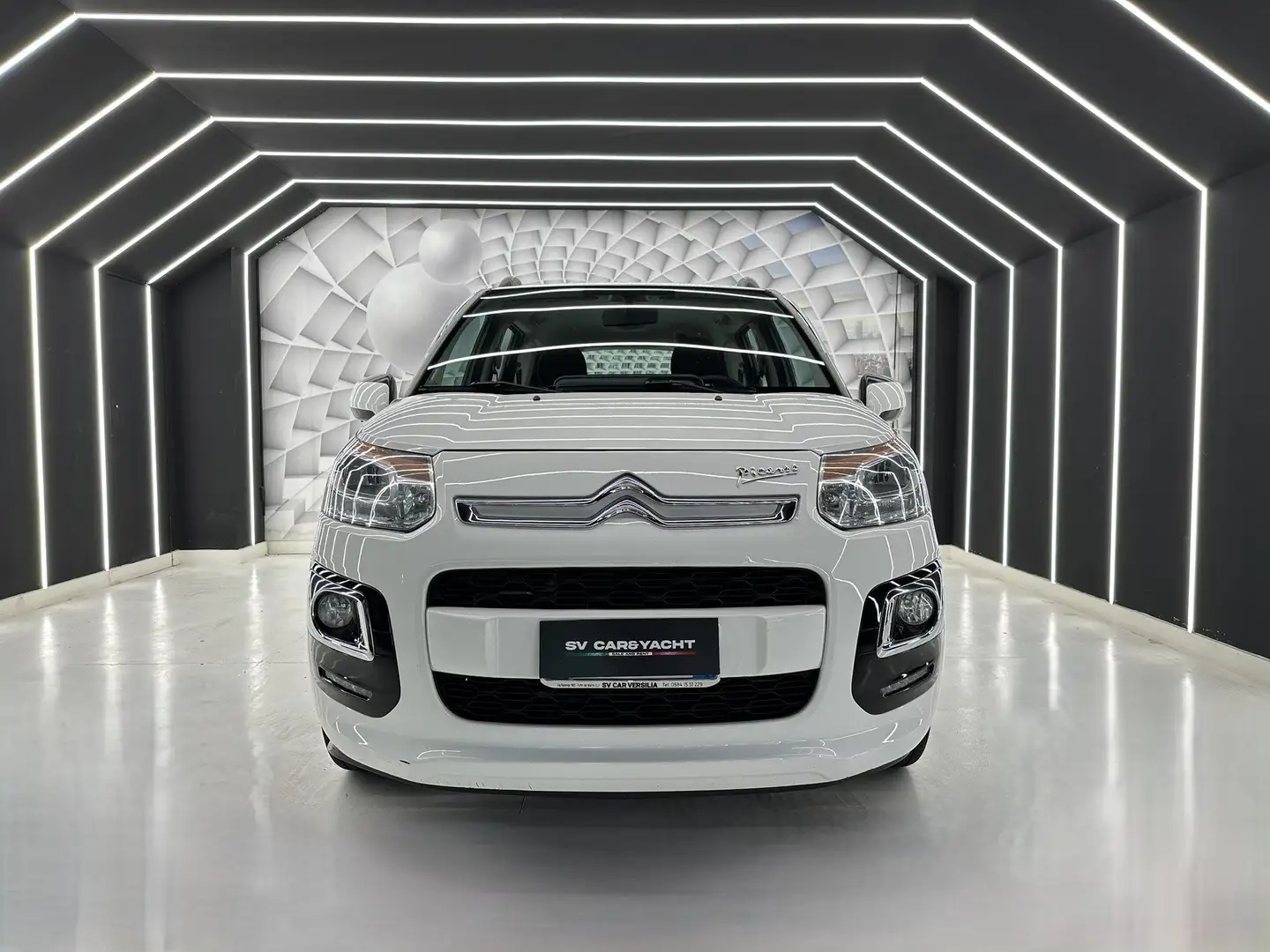 Citroen C3 Picasso 1.2 110cv -KM CERTIFICATI-PERMUTE Blanc - 1