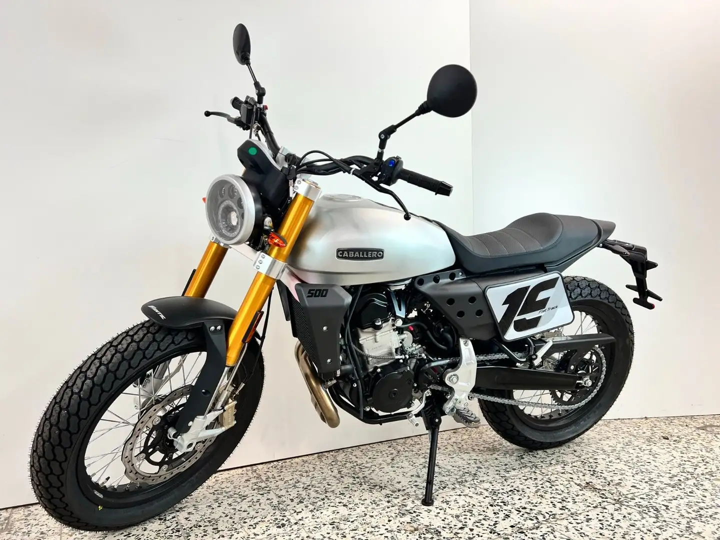 Fantic Caballero 500 Flat Track AKTION Argintiu - 2