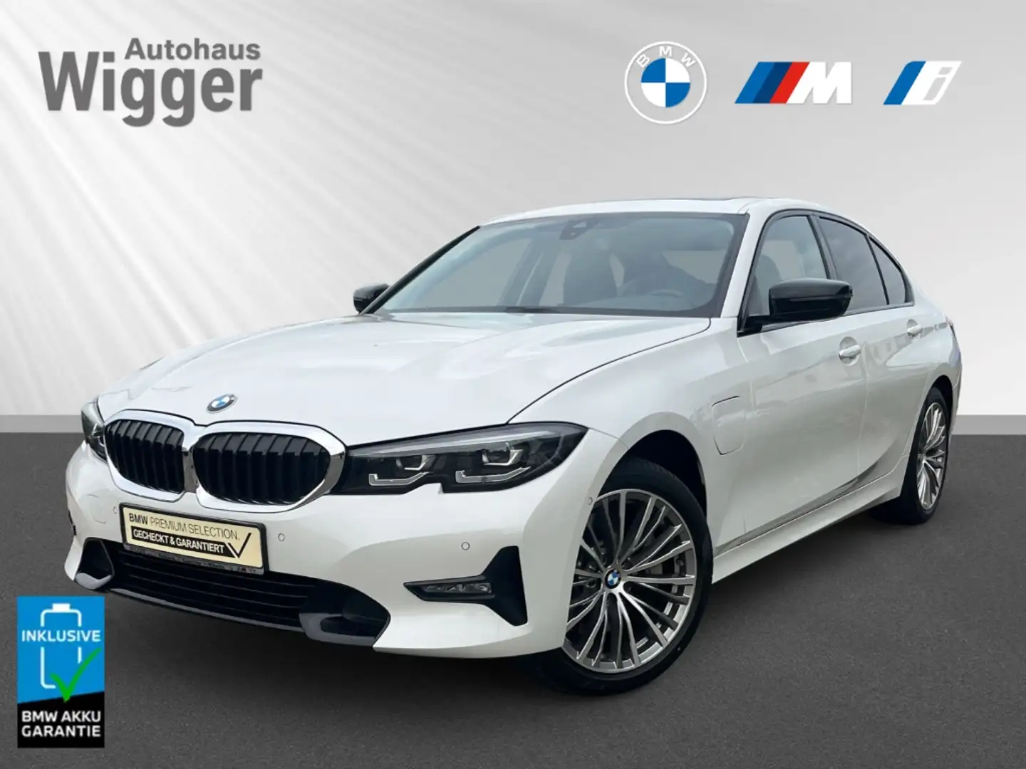 BMW 330 e Sport Line Limousine/Navi/HarmanKardon/LED Blanco - 1