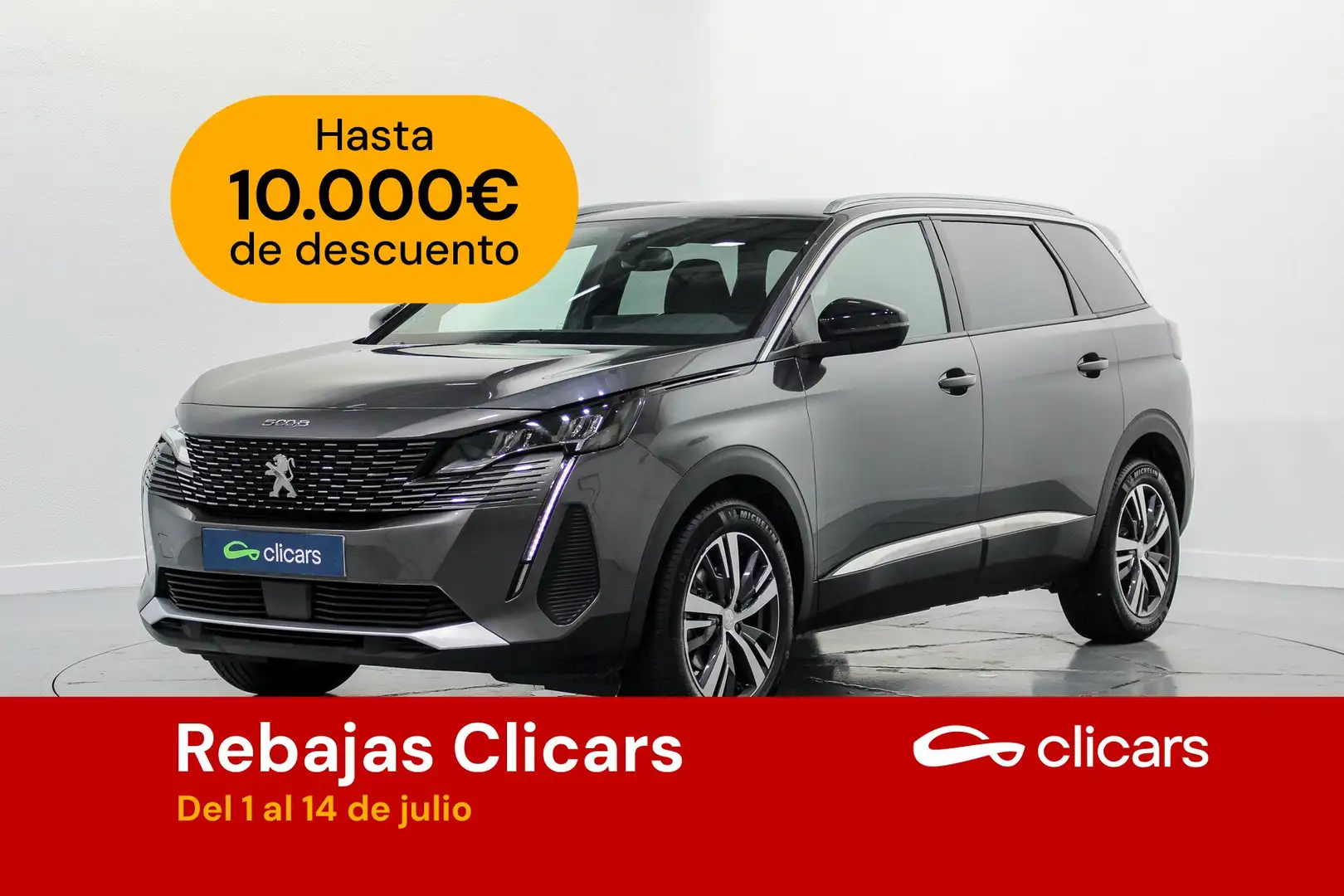 Peugeot 5008 1.2 PureTech S&S Allure Pack 130 Gris - 1