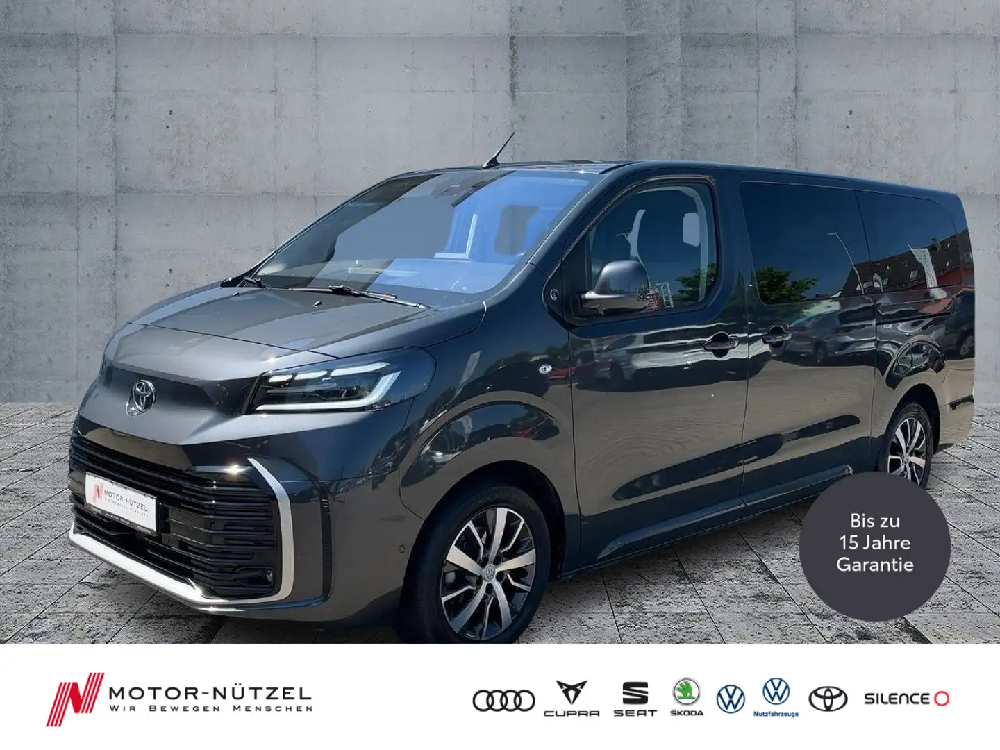 Toyota Proace Verso L2 2.0 D-4D TEAM D LED+NAVI+ACC+RFK Grau - 1